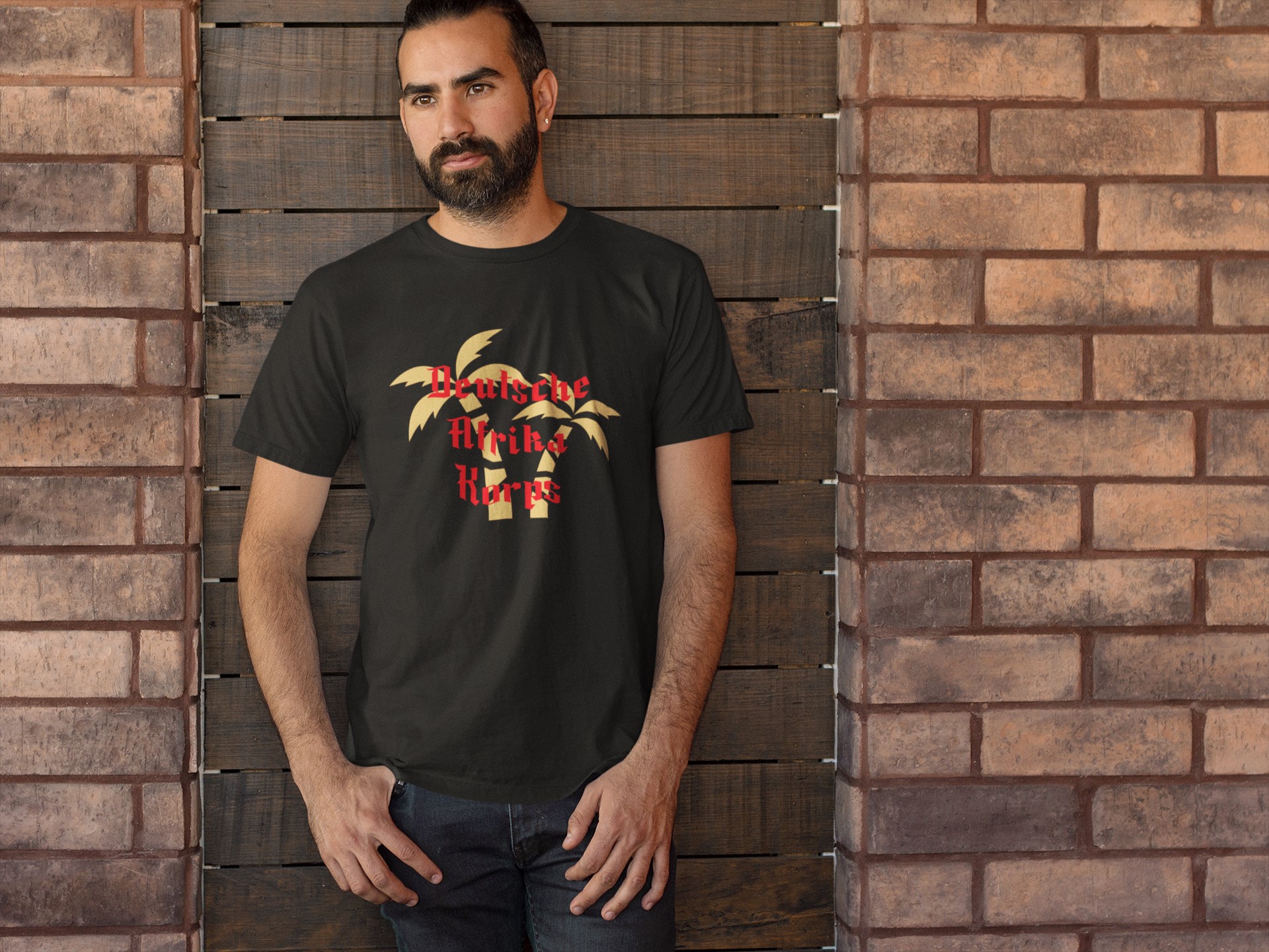 Military Inspired T-Shirts and WW2 Memorial Apparel | Unique Designs. 'DAK' Deutsche Afrika Korps T-shirt
