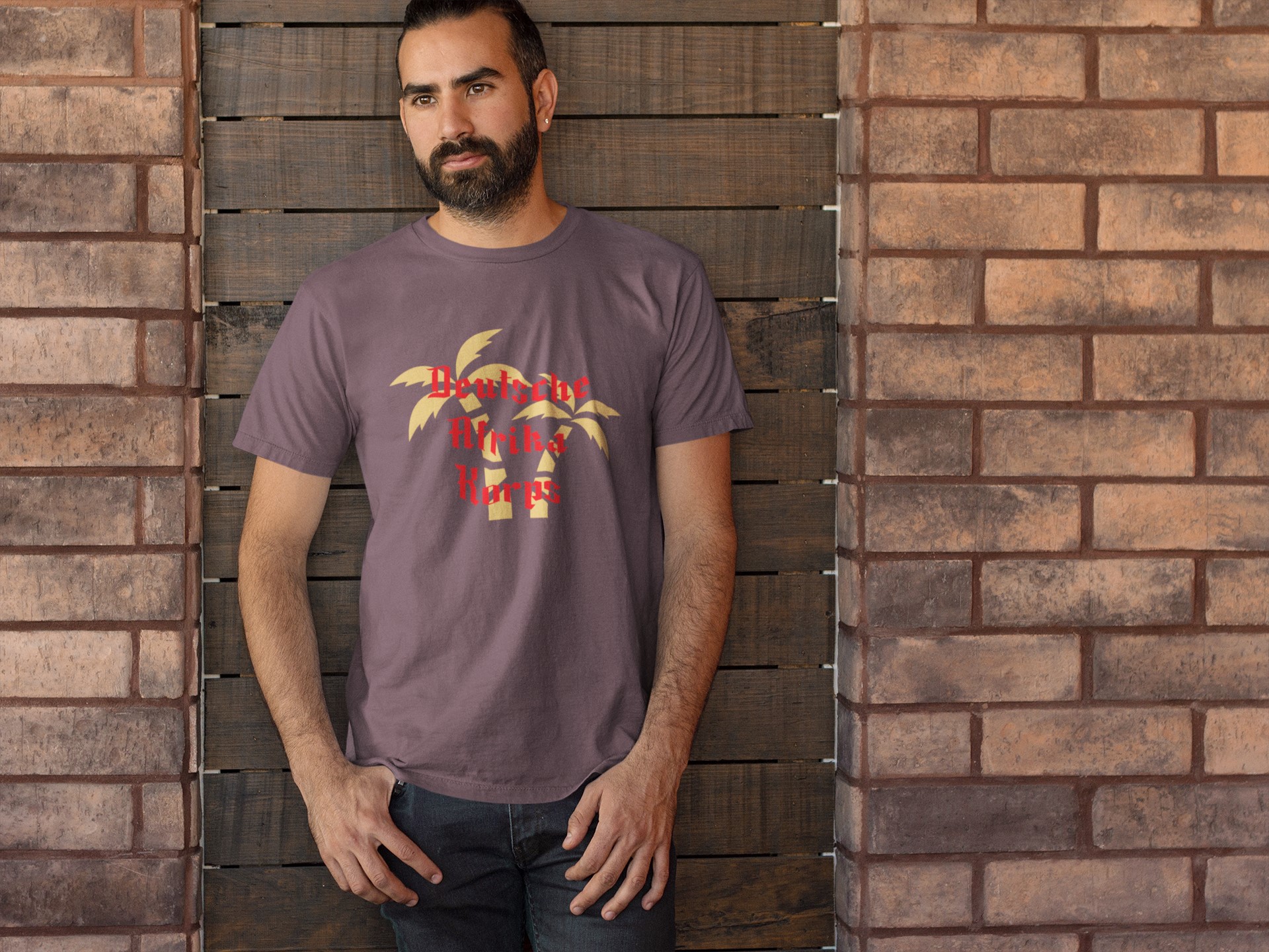 Military Inspired T-Shirts and WW2 Memorial Apparel | Unique Designs. 'DAK' Deutsche Afrika Korps T-shirt