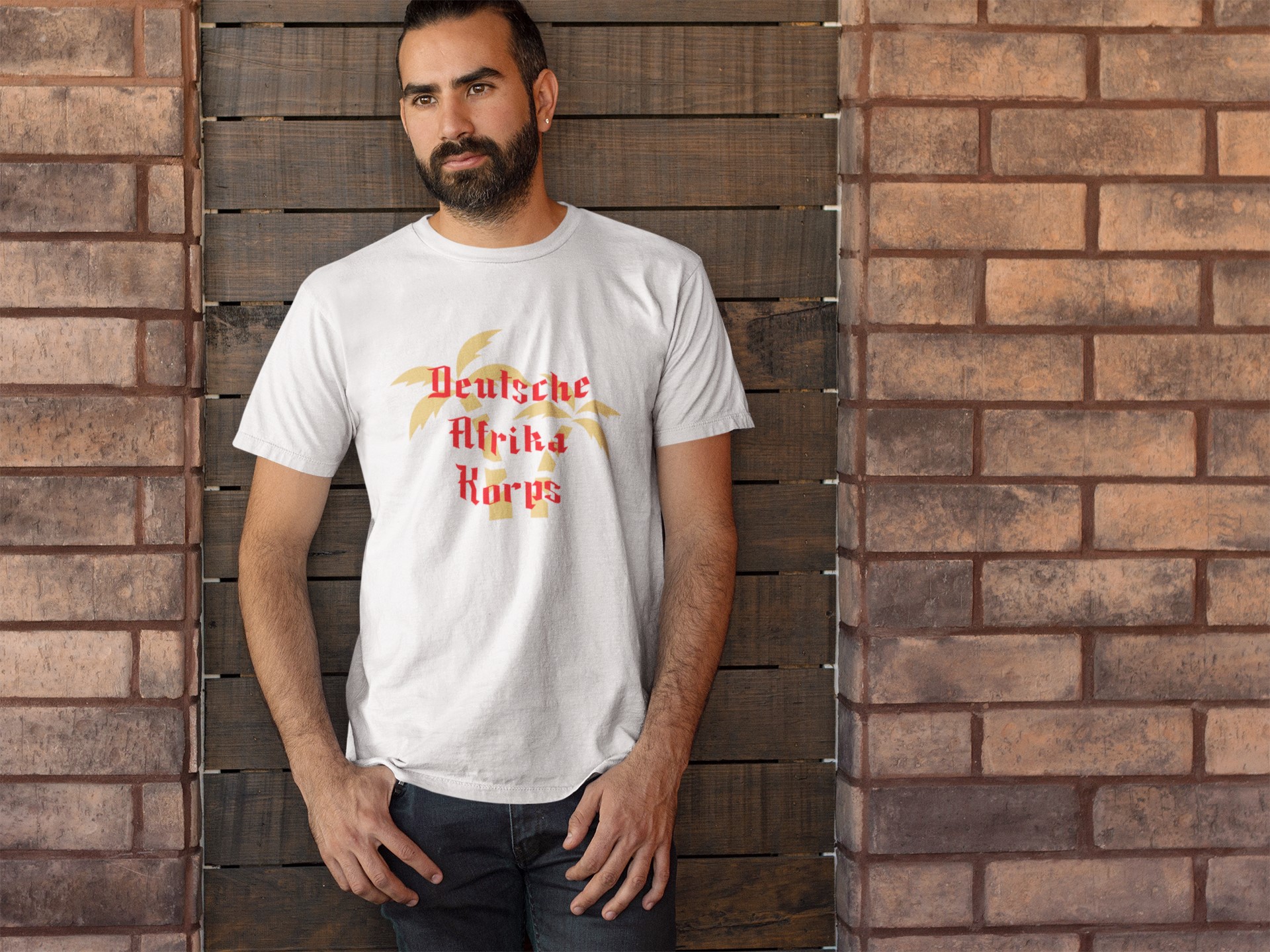 Military Inspired T-Shirts and WW2 Memorial Apparel | Unique Designs. 'DAK' Deutsche Afrika Korps T-shirt