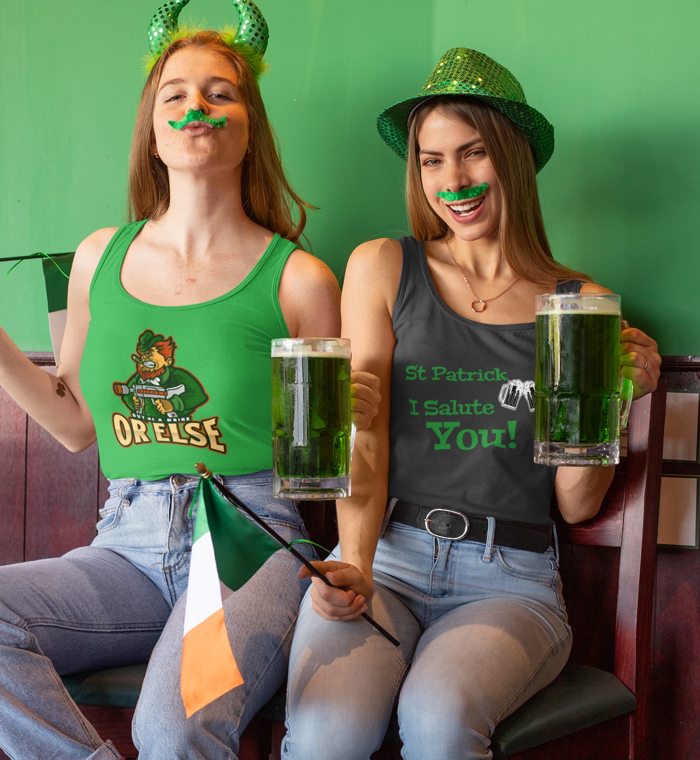 St Patricks day 'Buy me a drink or else' T-shirt
