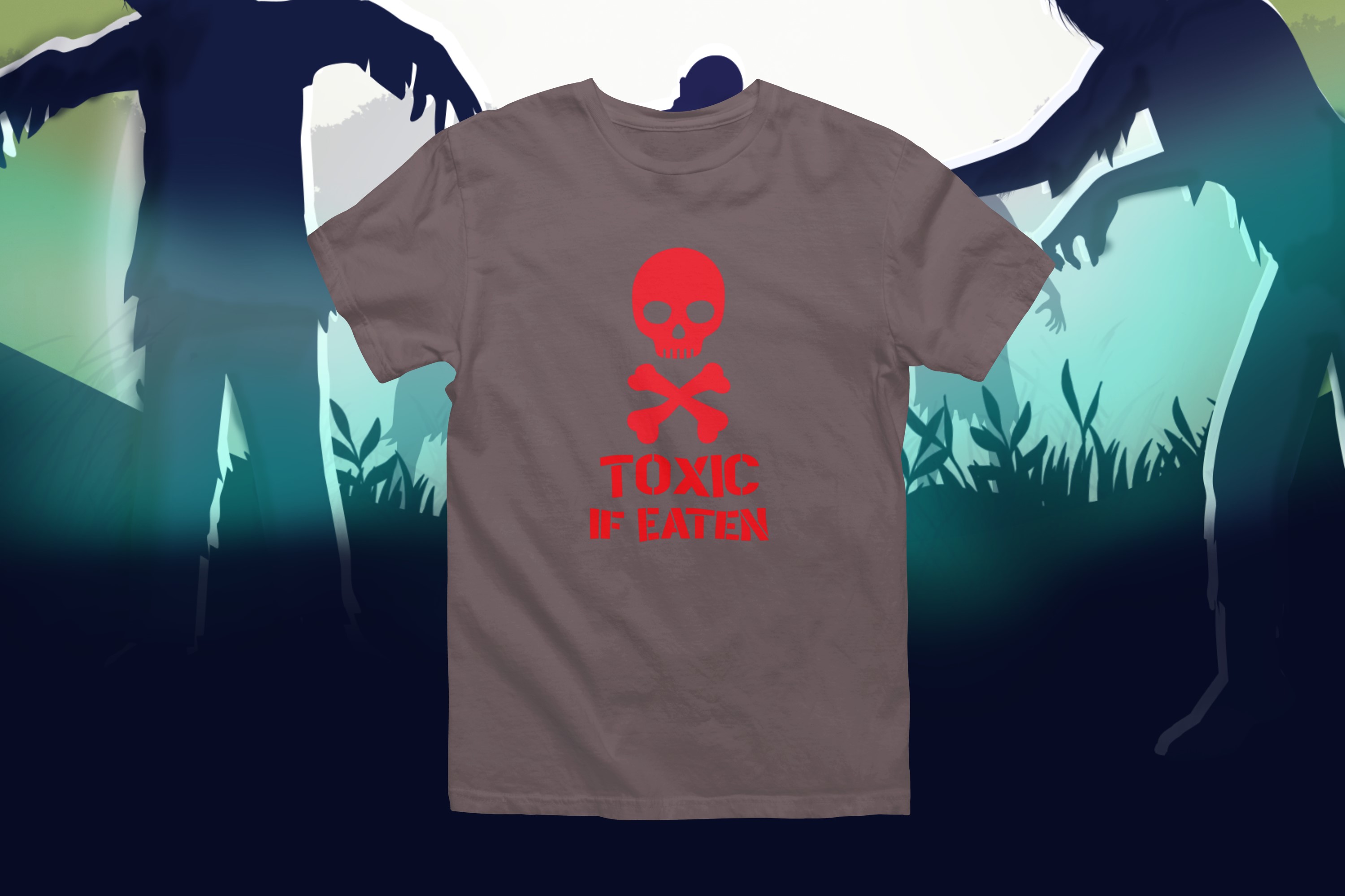 Humorous T-Shirts | Light-Hearted Designs for Modern Life. 'Toxic' T-shirt