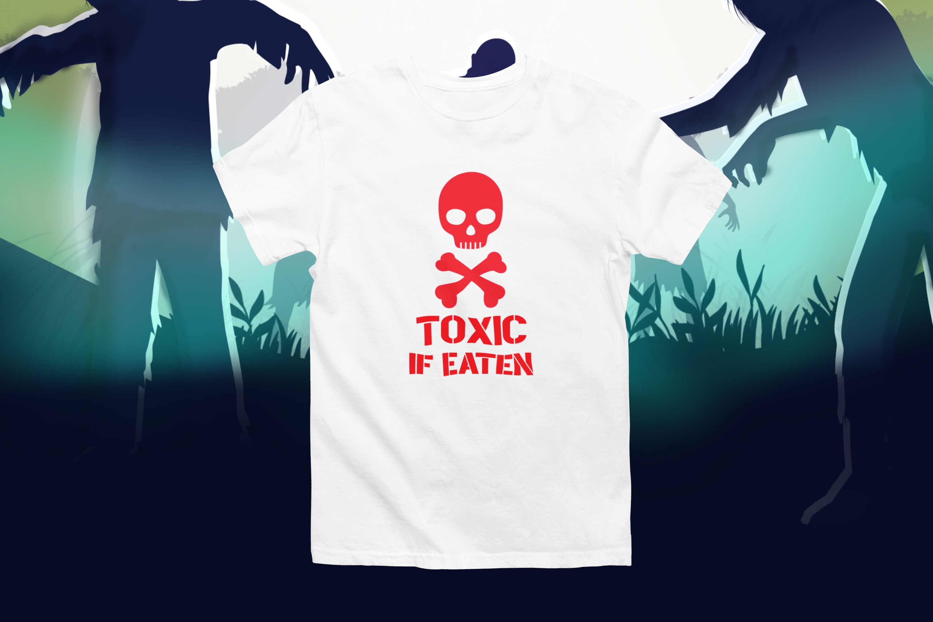 Humorous T-Shirts | Light-Hearted Designs for Modern Life. 'Toxic' T-shirt