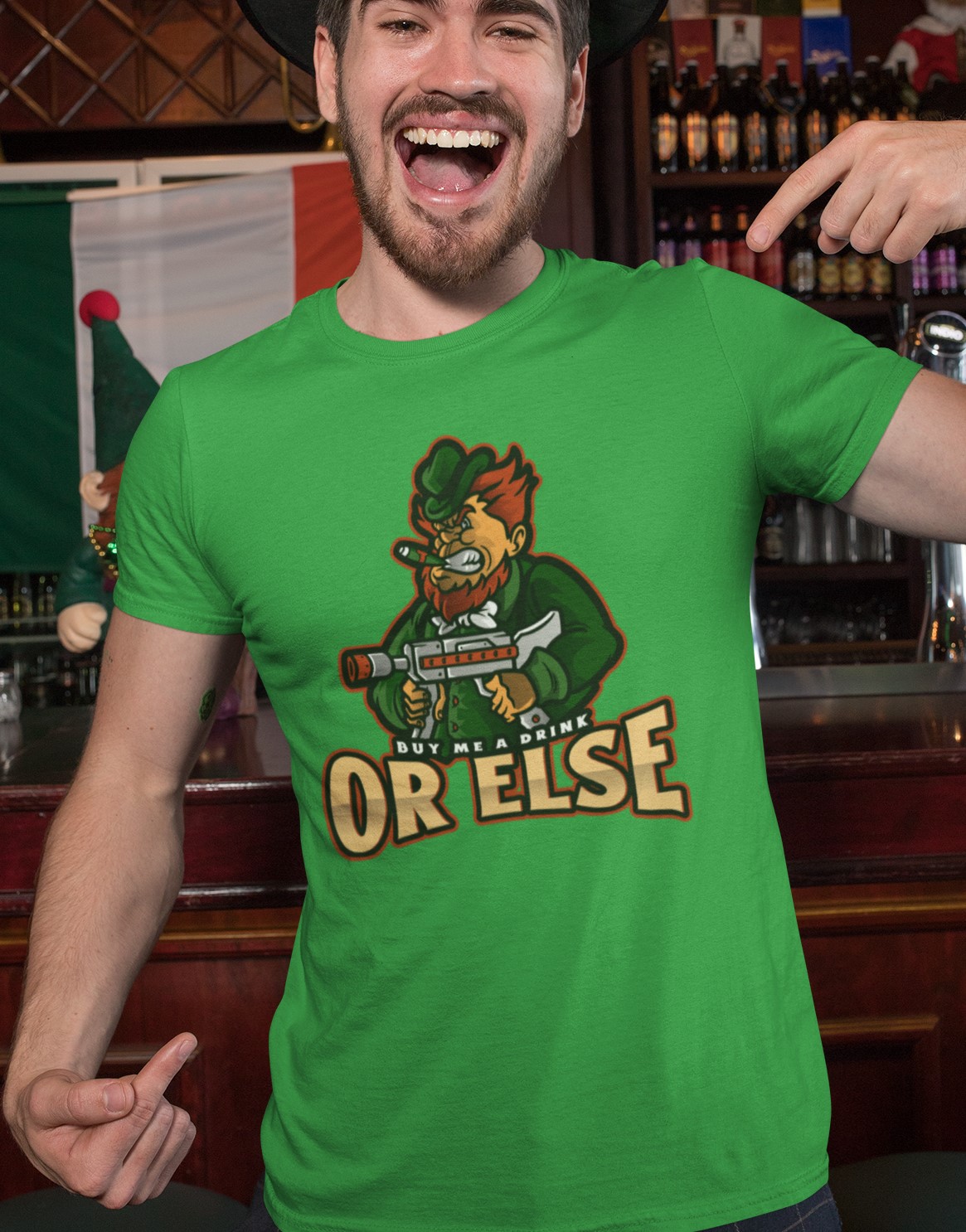 St Patricks day 'Buy me a drink or else' T-shirt