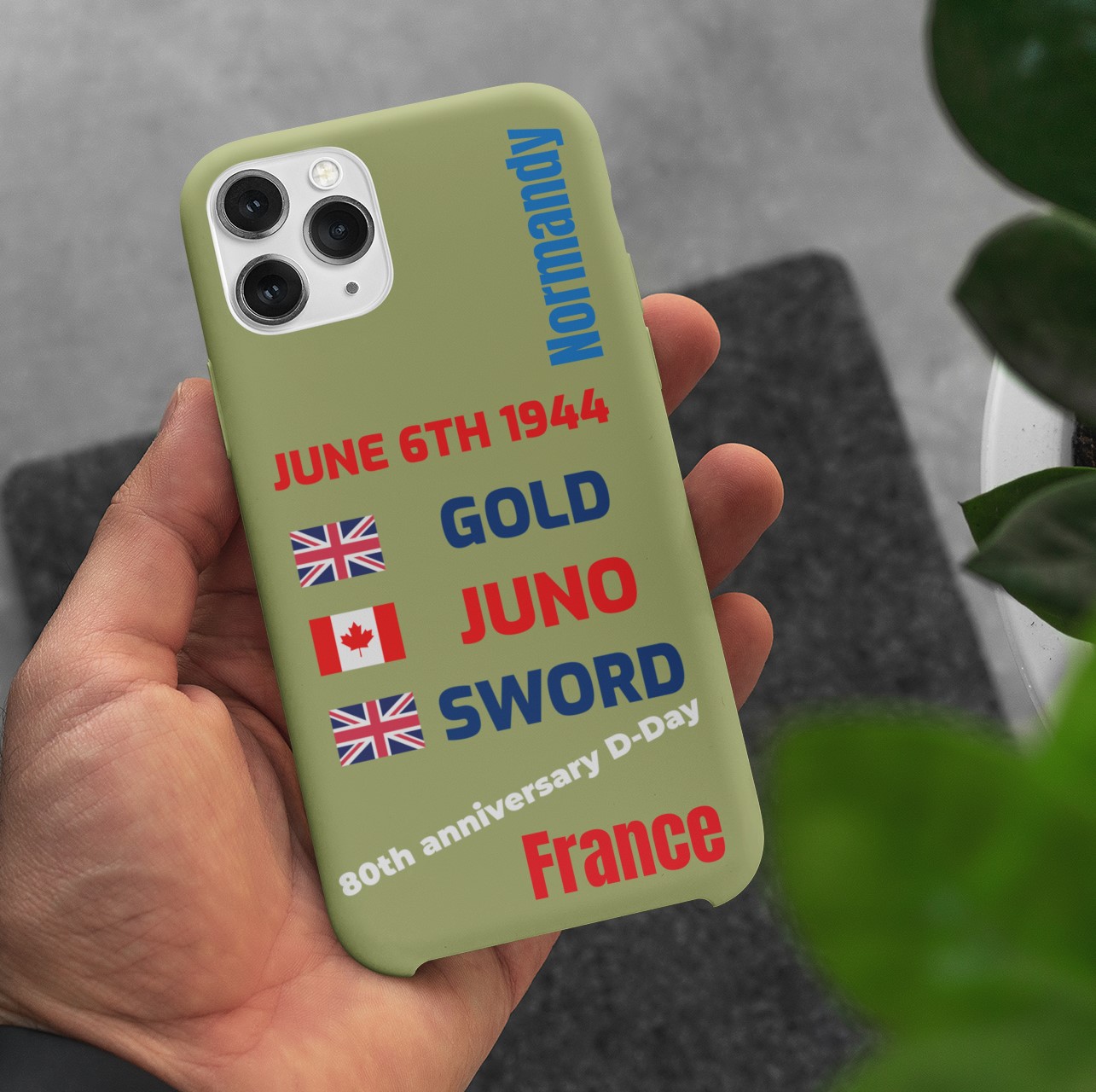 D-Day phone case's for Iphone & Samsung