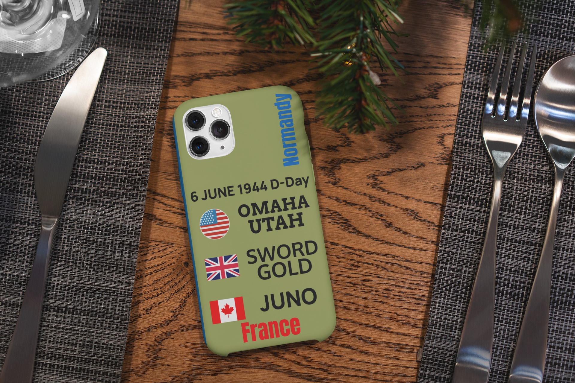 D-Day phone case's for Iphone & Samsung