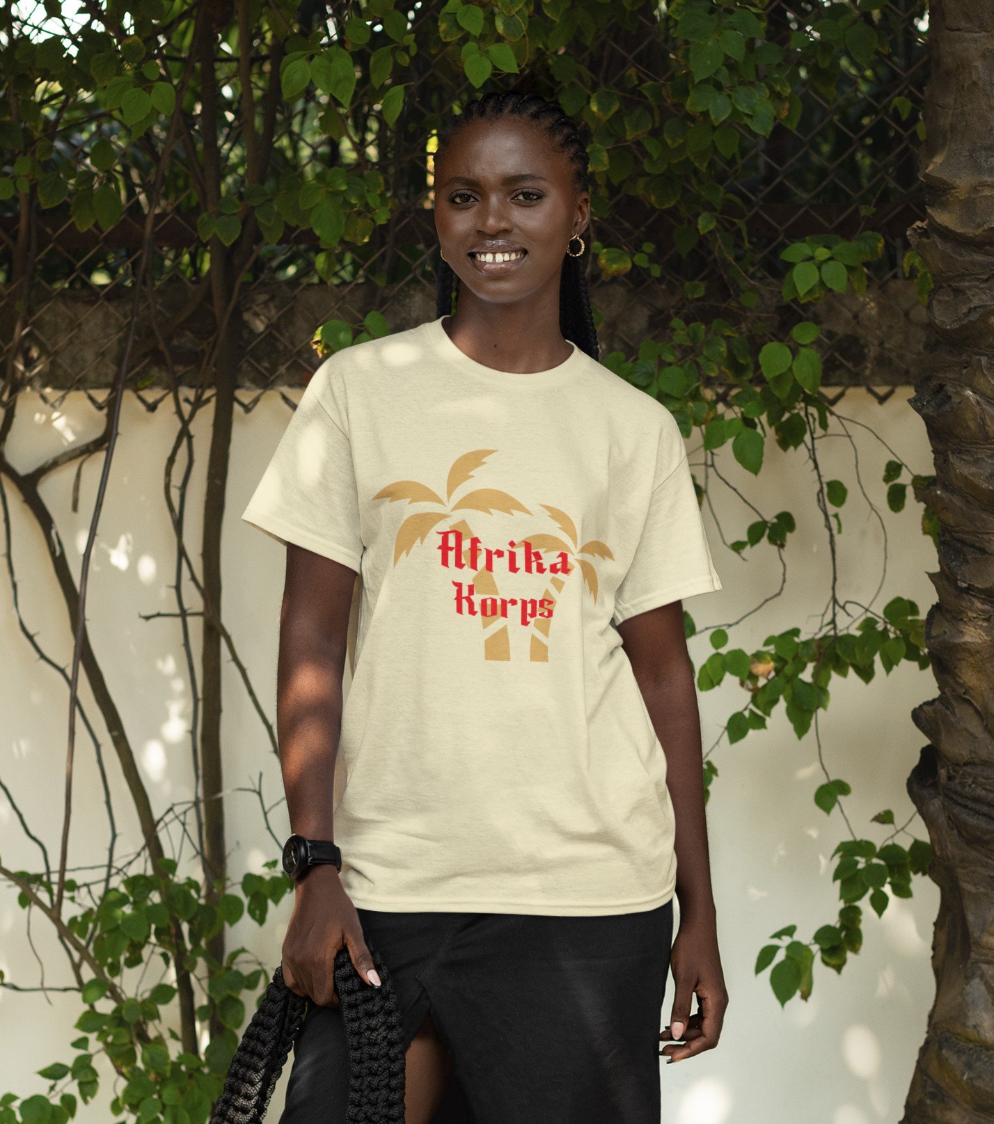 Trendy T-shirts for Memorable Vacations and Holidays 'Afrika Korps'  