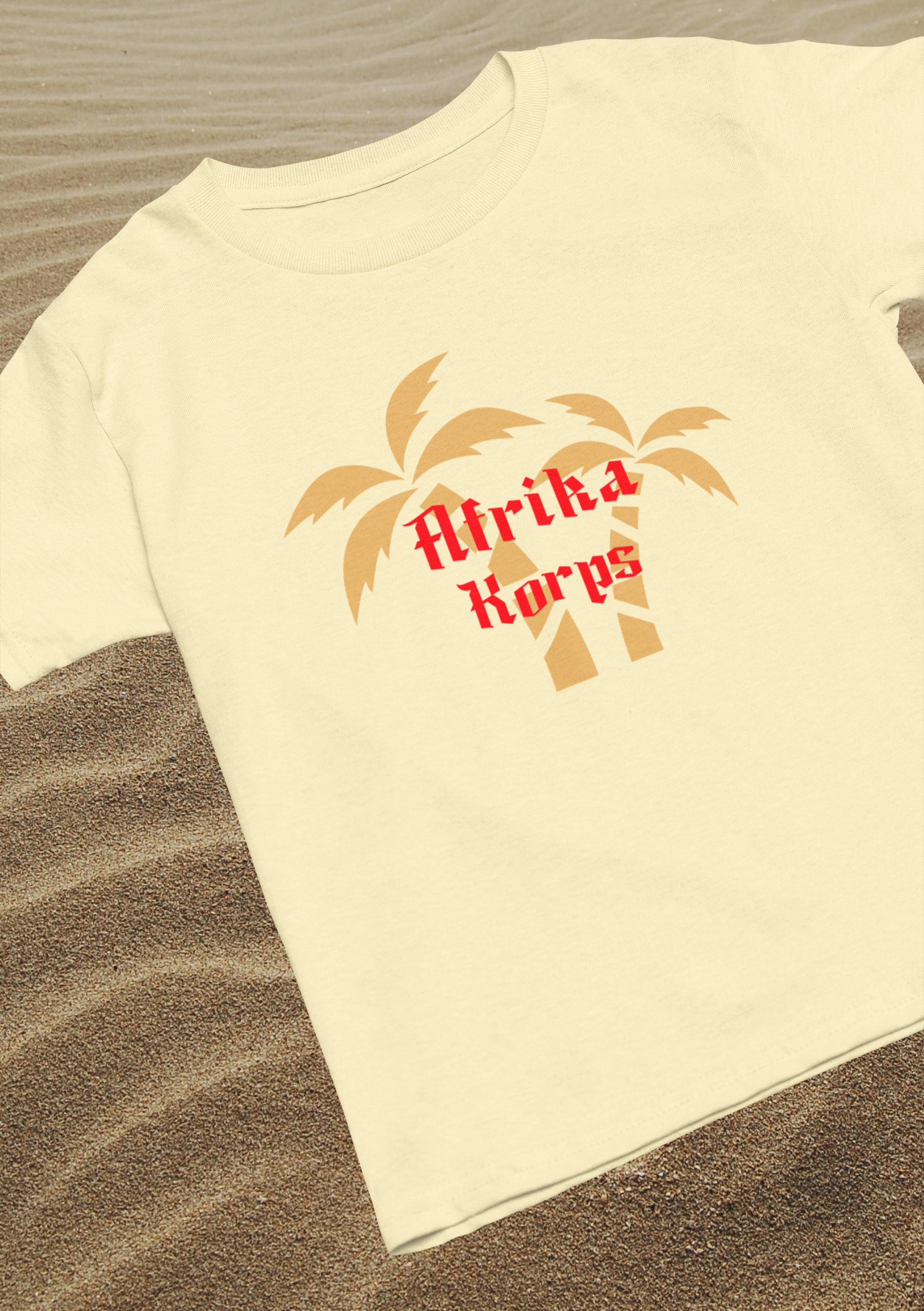 Trendy T-shirts for Memorable Vacations and Holidays 'Afrika Korps'  