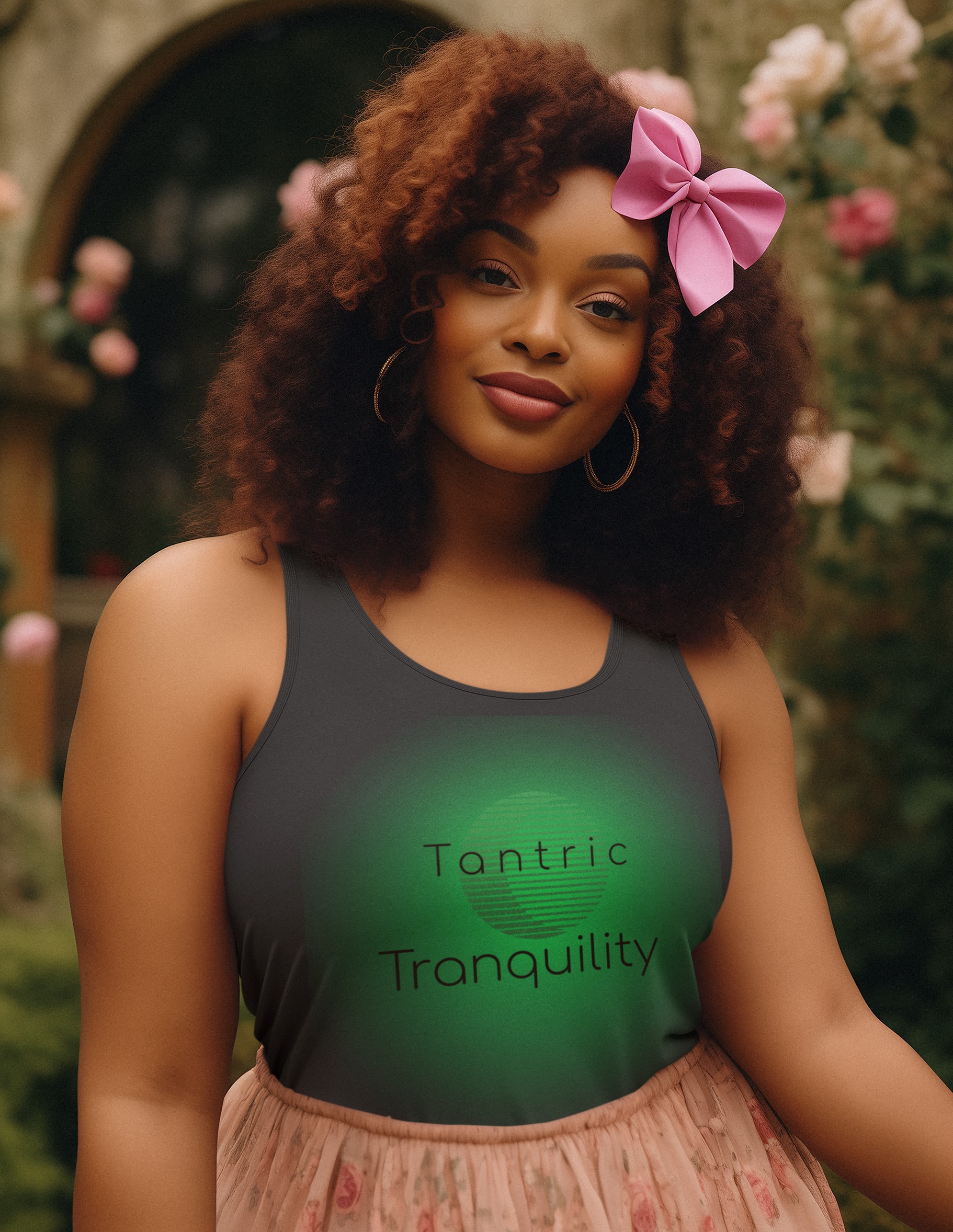 Tank Tops, T-Shirts, and Sweatshirts for Your Yoga Regime. 'Tantric tranquility' Vest top 