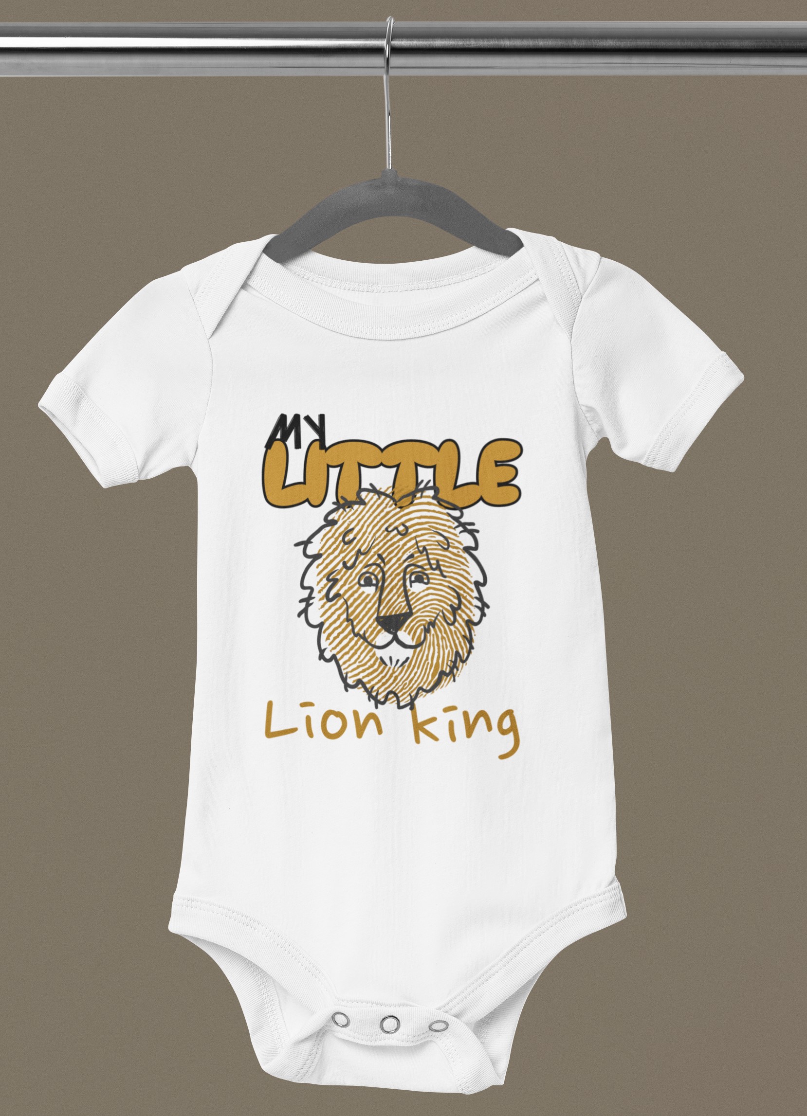 Baby & Toddler Apparel: Onesies & T-shirts for Little Treasures. 'My Little' Range of onesies. 6 Animals to chose from