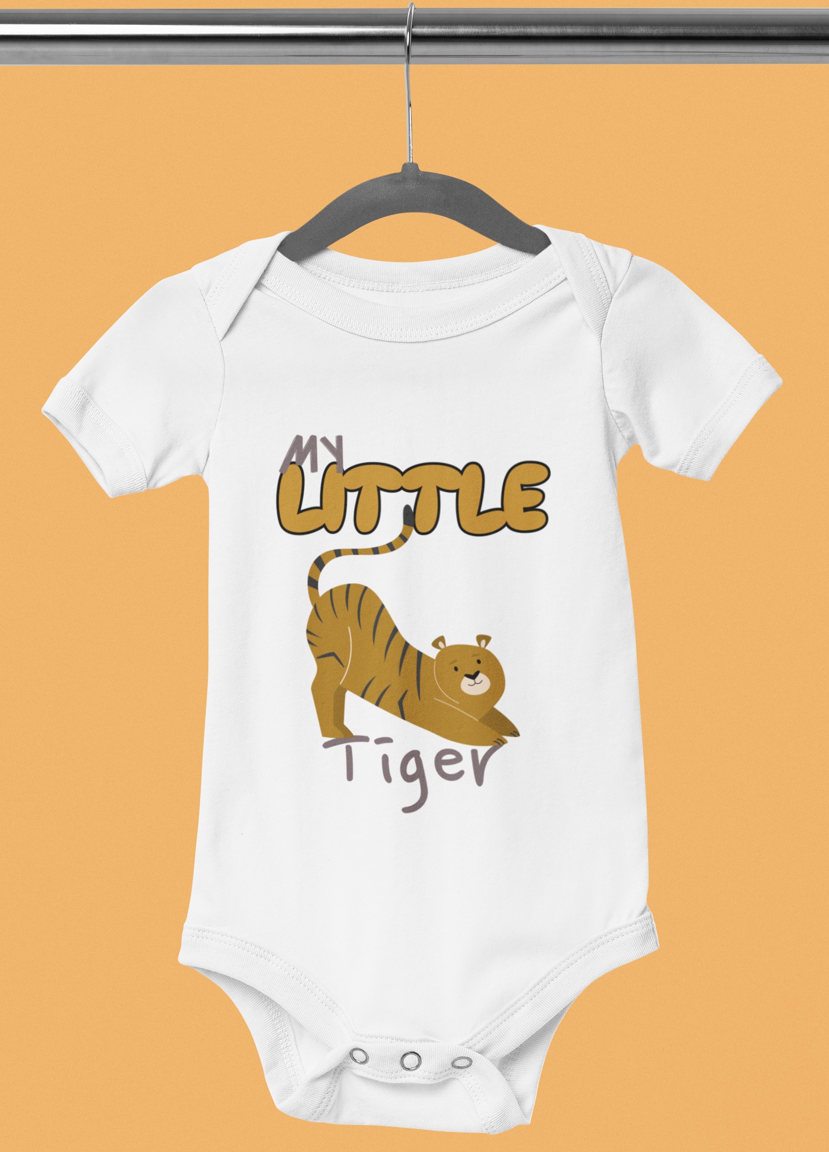 Baby & Toddler Apparel: Onesies & T-shirts for Little Treasures. 'My Little' Range of onesies. 6 Animals to chose from