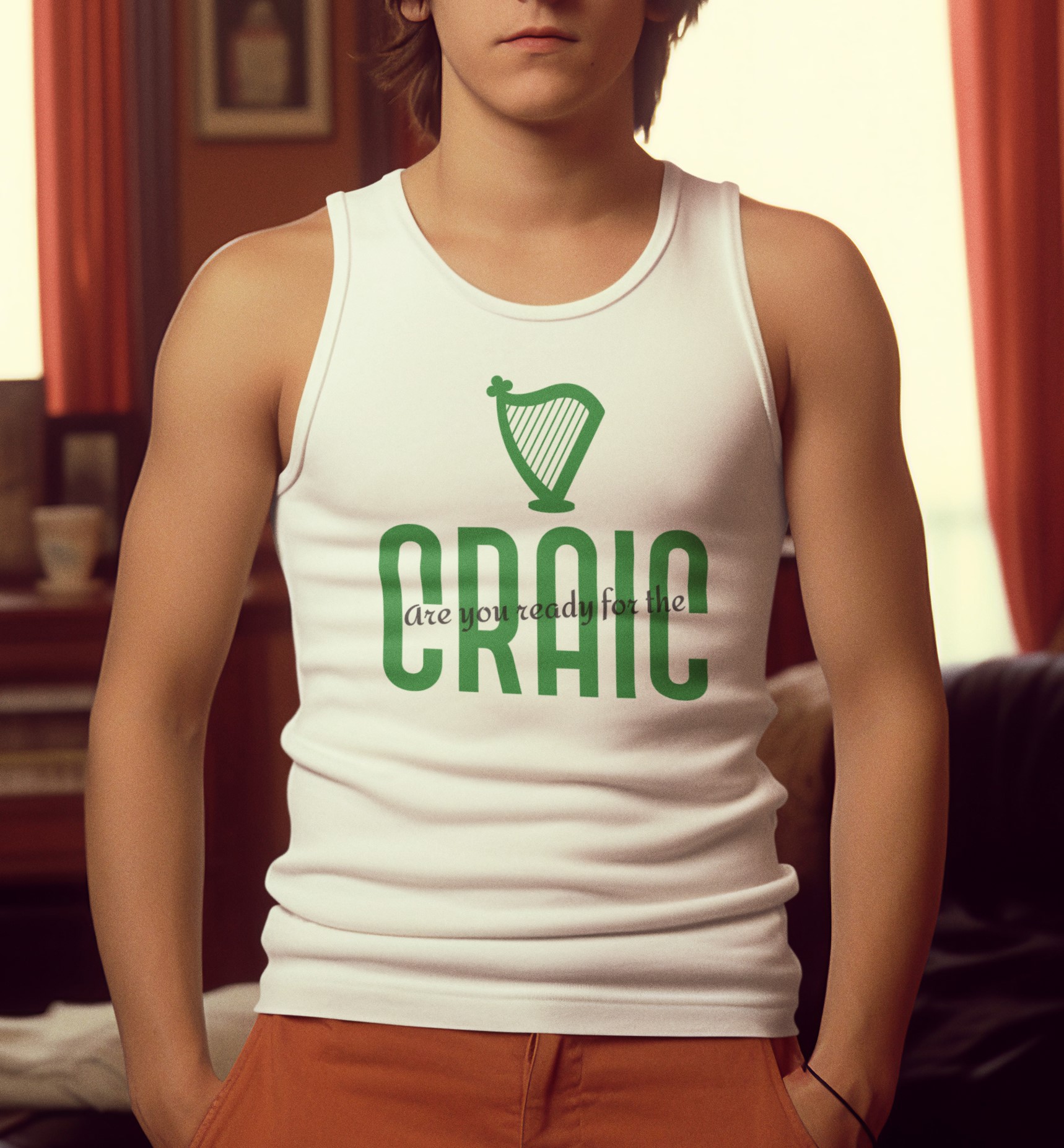 Vest Top (Tank top US) 'Craic' and 'Or Else'  (St Patricks day) Vest top 