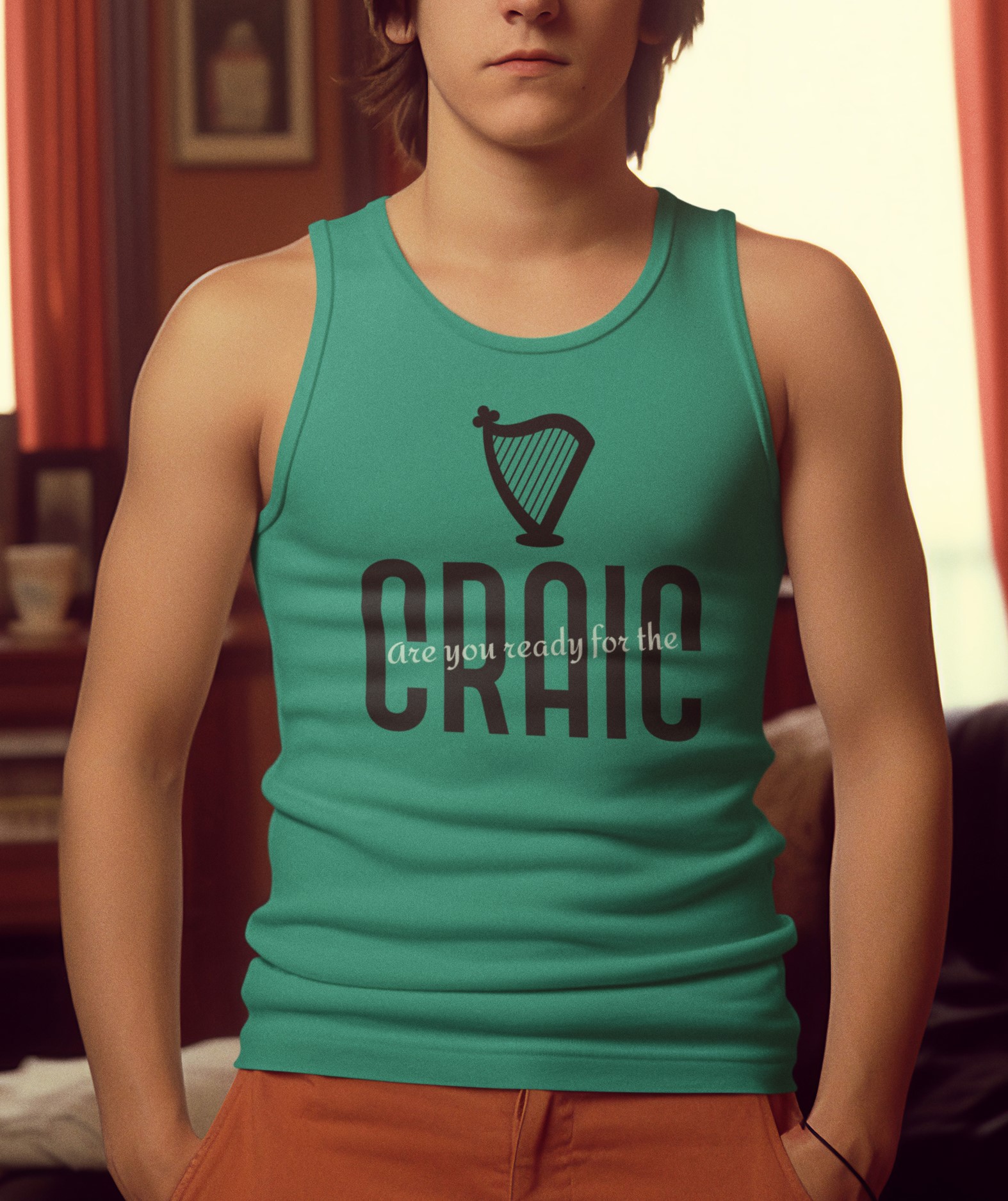 Vest Top (Tank top US) 'Craic' and 'Or Else'  (St Patricks day) Vest top 