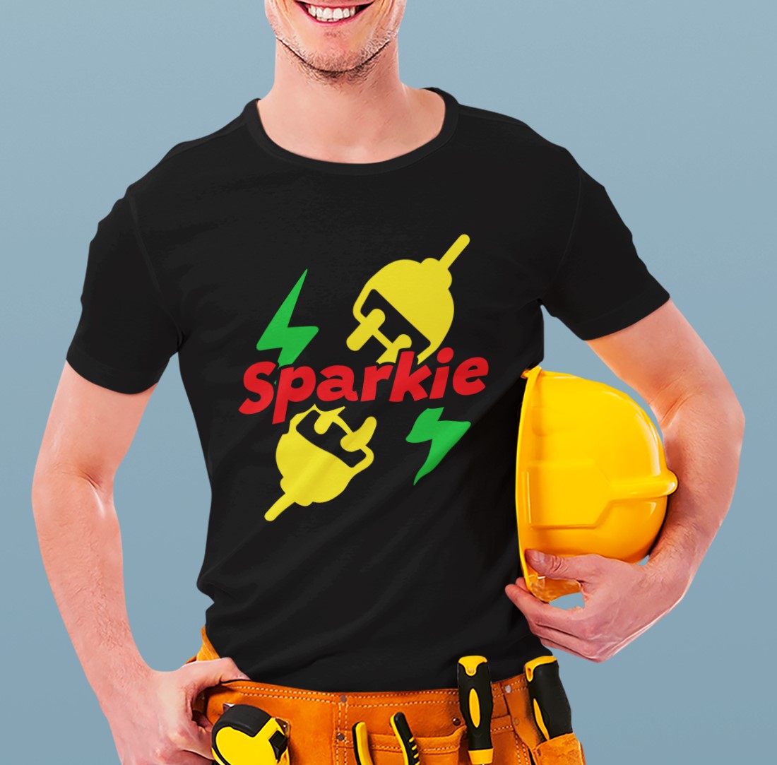 Building trades fun T-shirts (Brickie, Sparkie, Paver, Plumber)