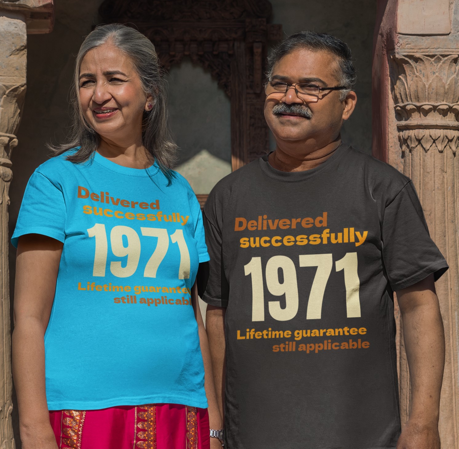 1971 Delivered successfully, lifetime guarantee still applicable T-Shirt for He or She 