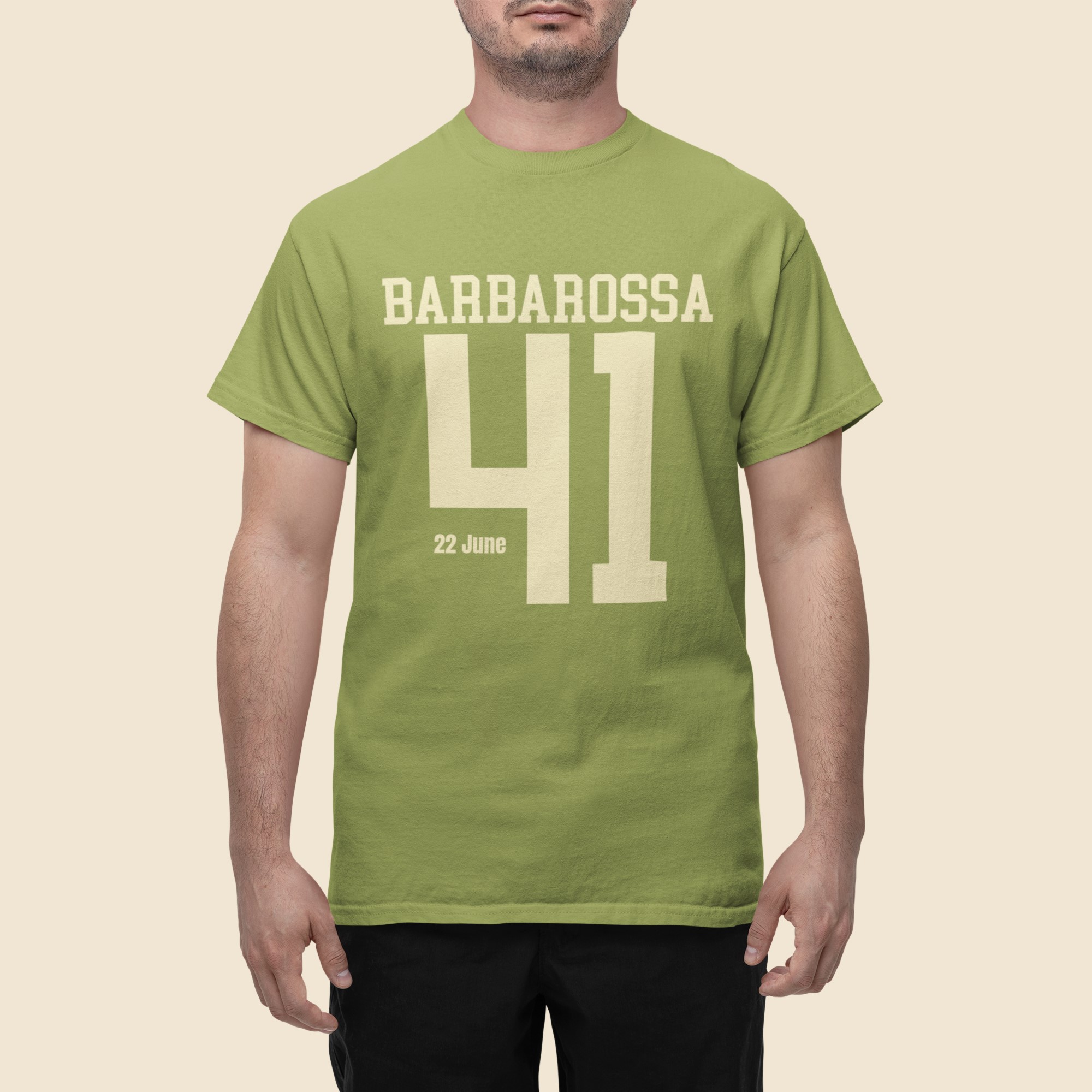WW2 Military Events and Battles T-Shirts showing date and year. Barbarossa 22 June 1941. Original designs for original minds.