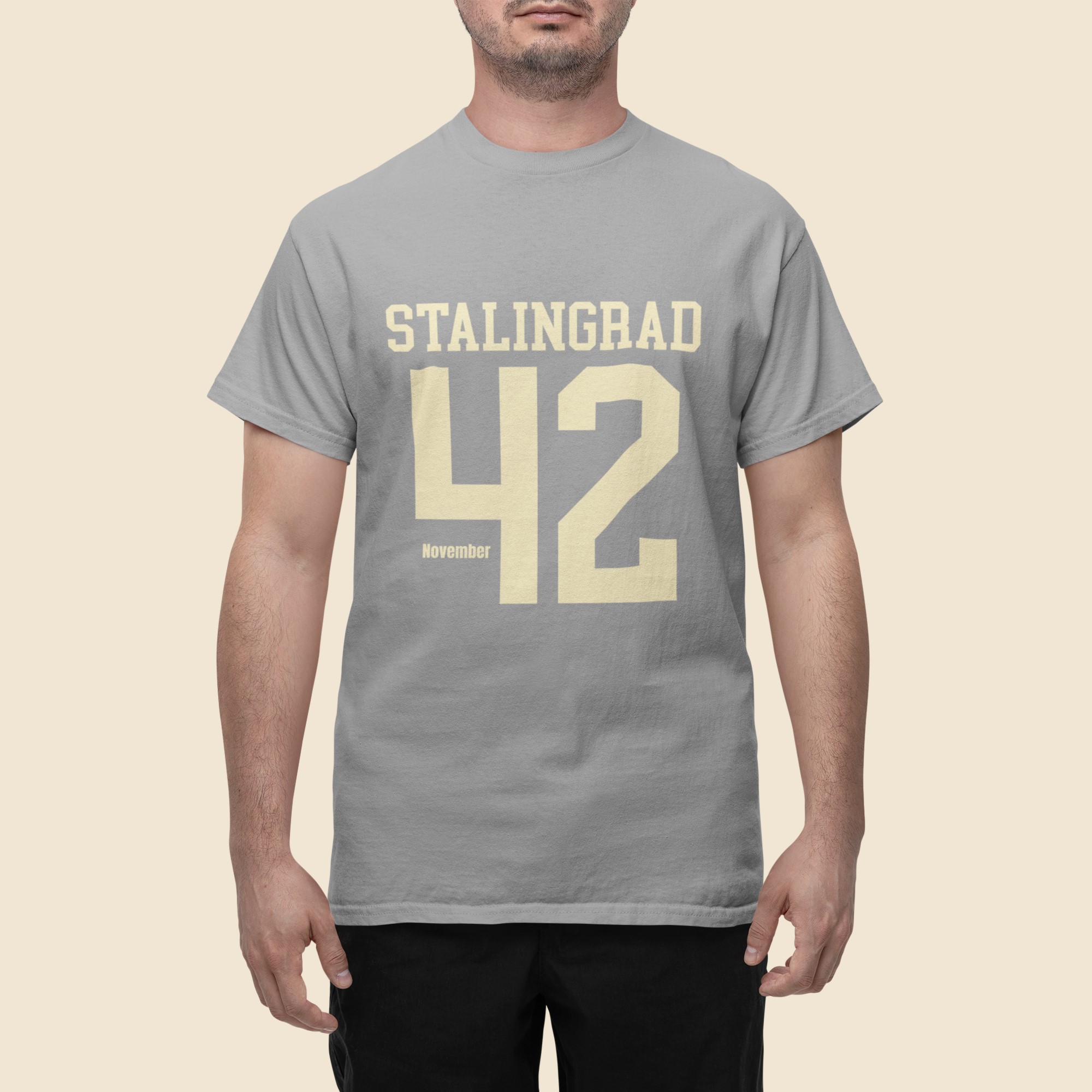 WW2 Military Events and Battles T-Shirts showing date and year. Stalingrad November 1942. Original designs for original minds.