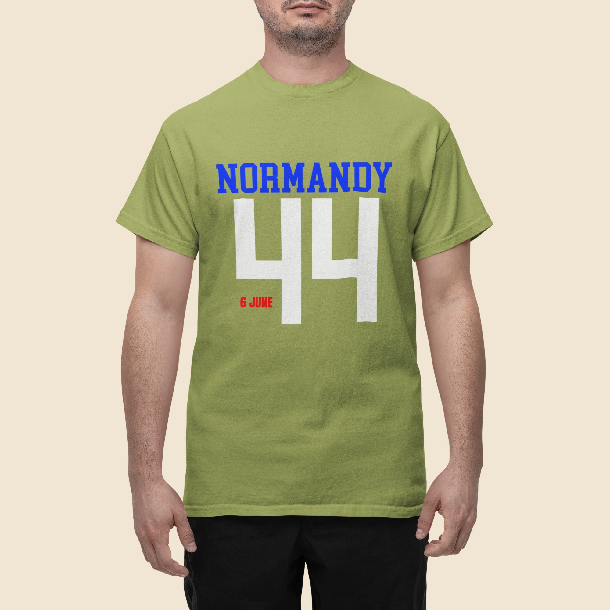 WW2 Military Events and Battles T-Shirts showing date and year. Normandy 6 June 1944. Original designs for original minds.