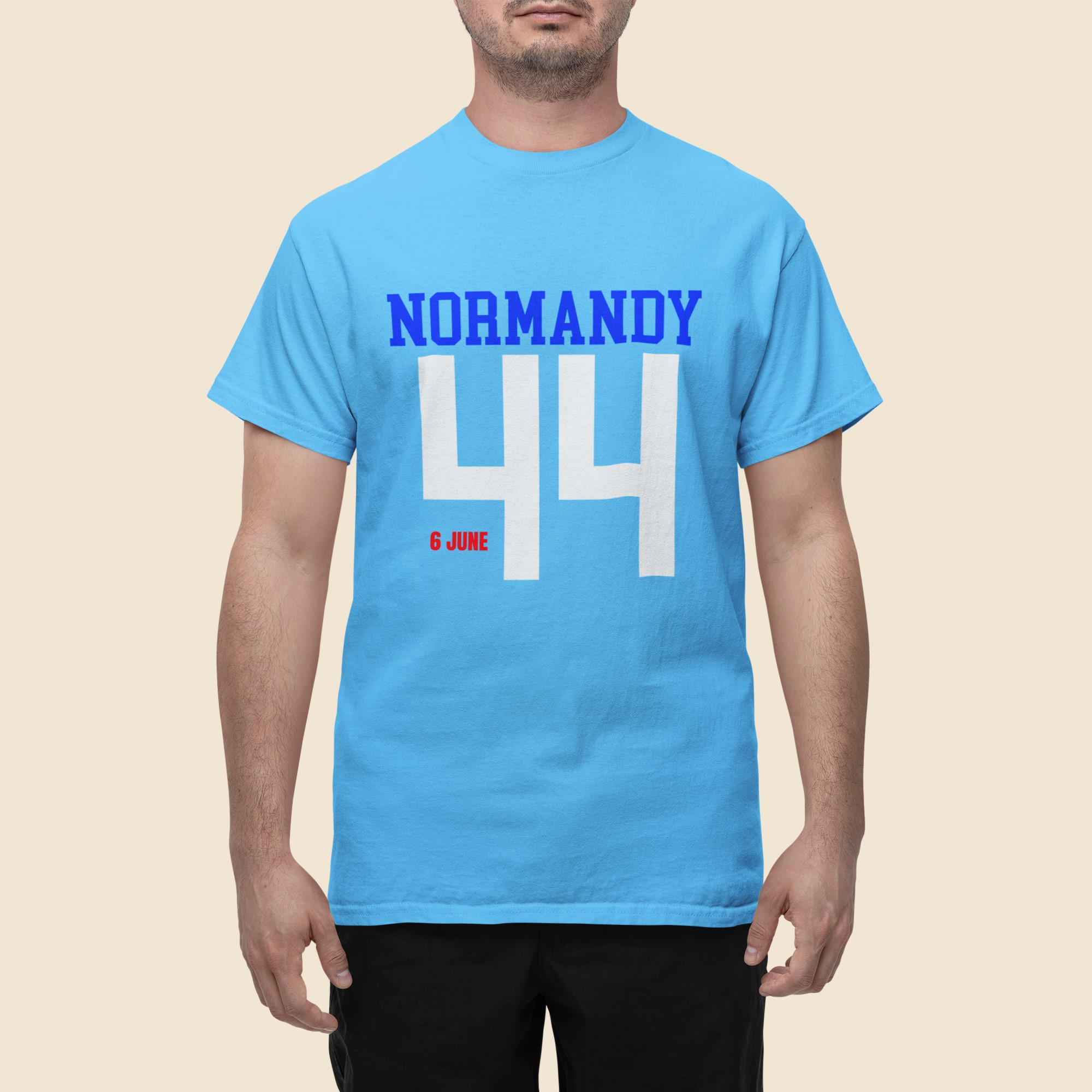 WW2 Military Events and Battles T-Shirts showing date and year. Normandy 6 June 1944. Original designs for original minds.