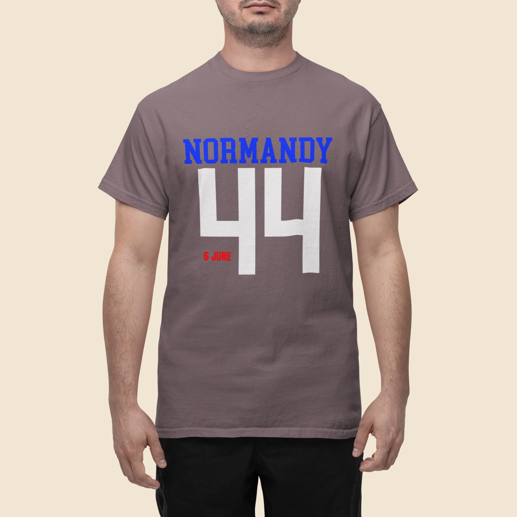 WW2 Military Events and Battles T-Shirts showing date and year. Normandy 6 June 1944. Original designs for original minds.