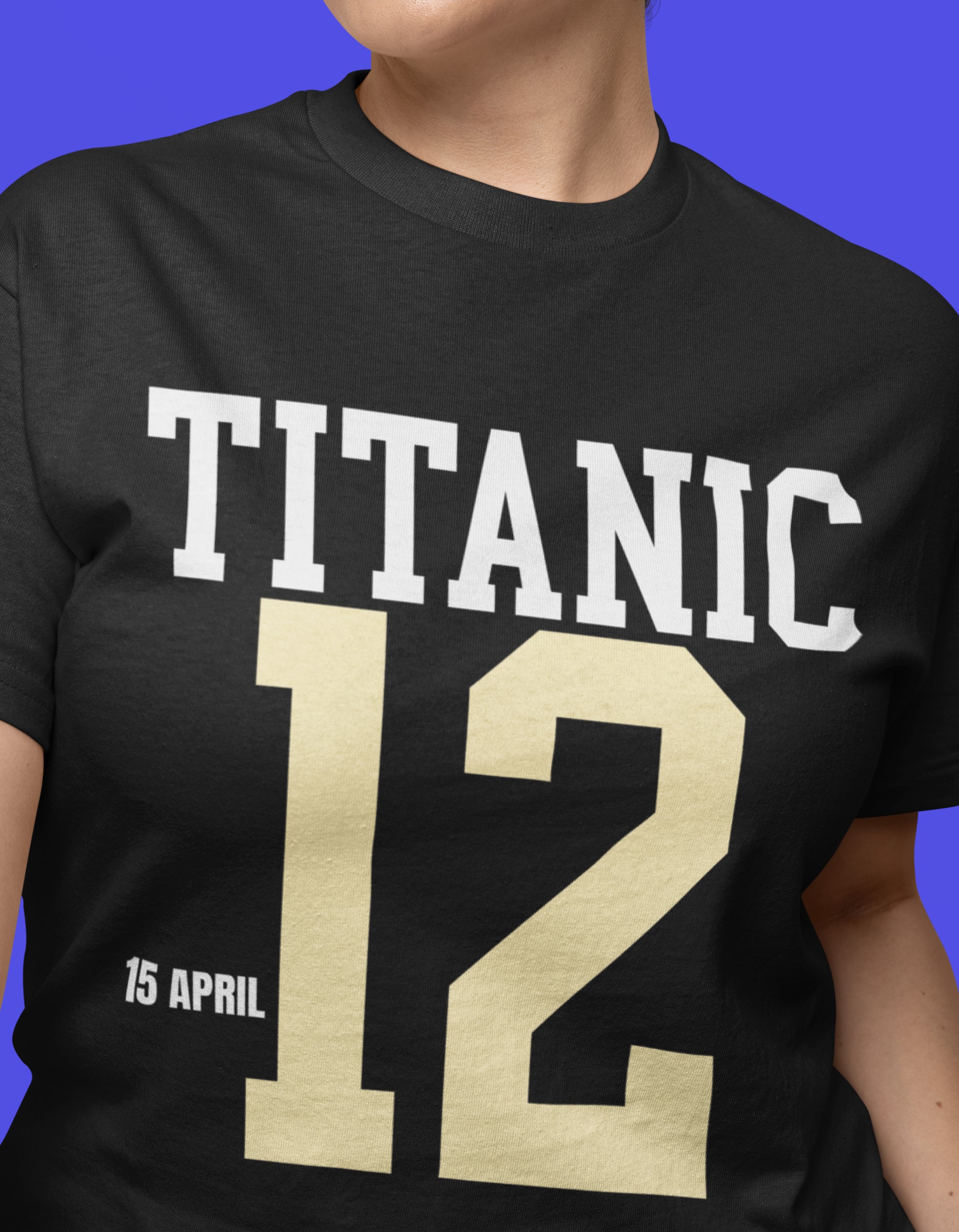 Historic event T-Shirt 20th Century Titanic 15 April 1912. Wear history on your chest. Original designs for original minds. 