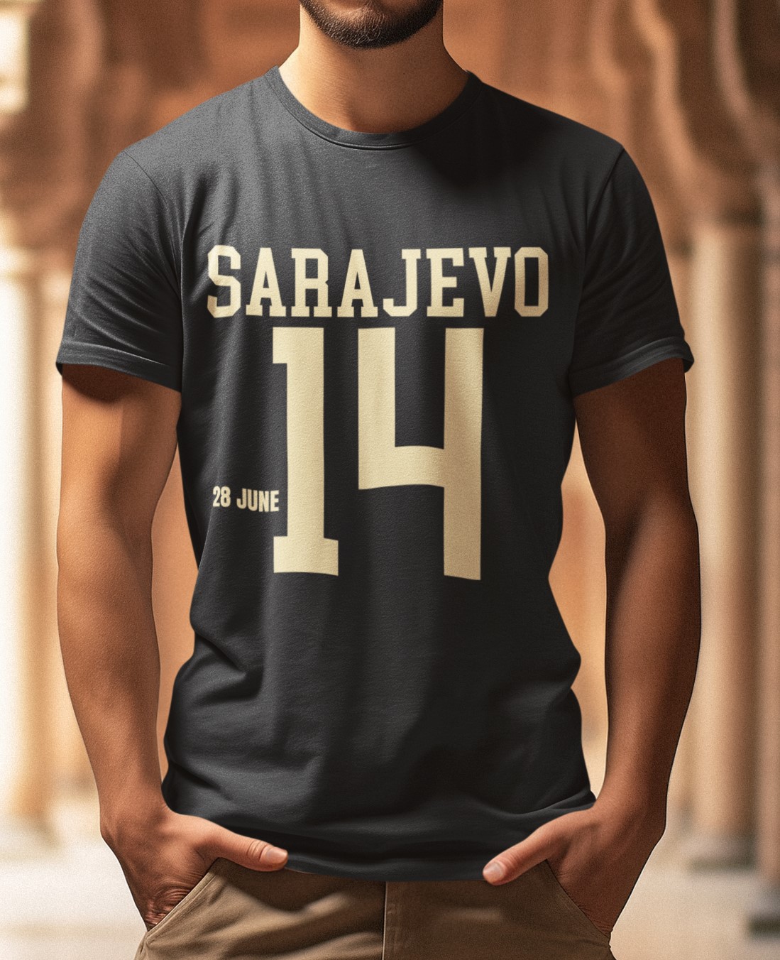 Historic event T-Shirt 20th Century Sarajevo 28 June 1914. Wear history on your chest. Original designs for original minds. 