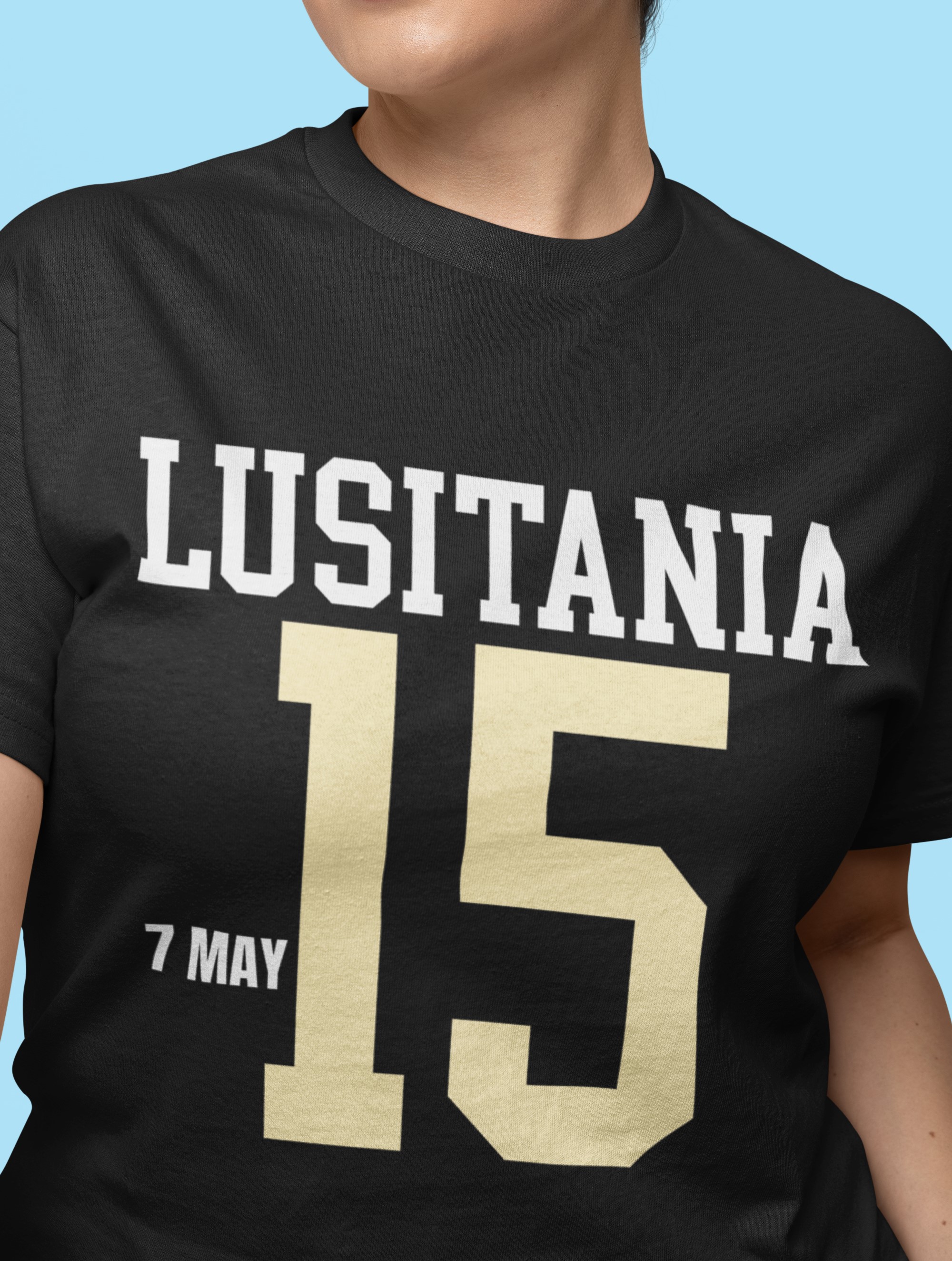 Historic event T-Shirt 20th Century, The Sinking of the RMS Lusitania 7 May 1915. Wear history on your chest. Original designs for original minds. 