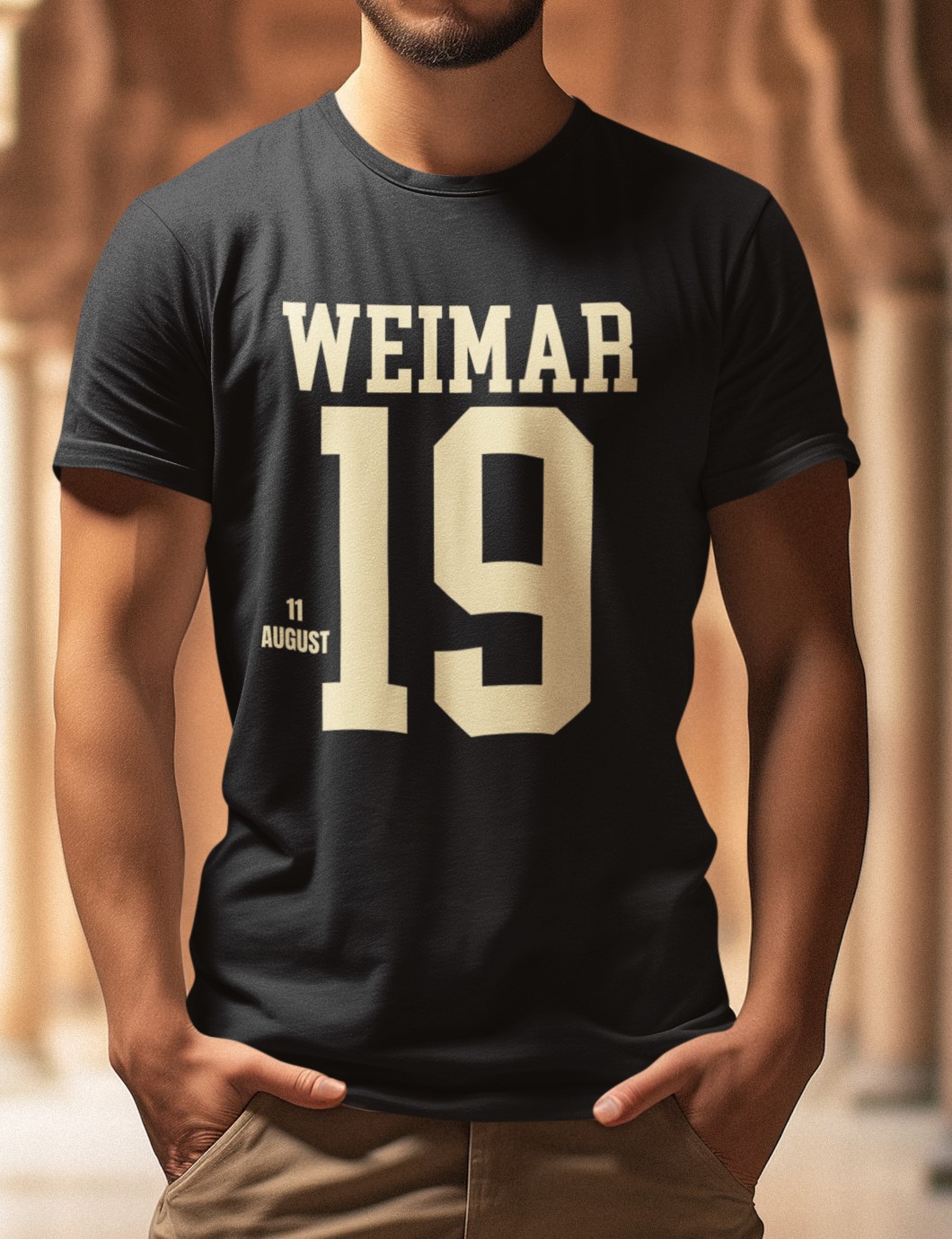 Historic event T-Shirt 20th Century, The Weimar Republic is established 11 August 1919 . Wear history on your chest. Original designs for original minds.