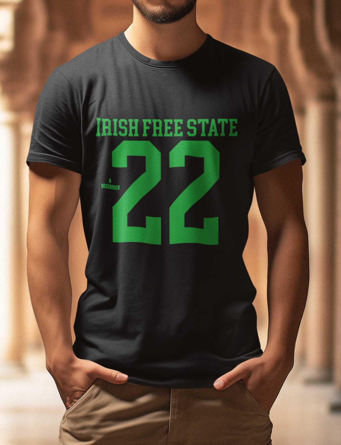 Historic event T-Shirt 20th Century, The Irish Free State is formed 6 December 1922. Wear history on your chest. Original designs for original minds.