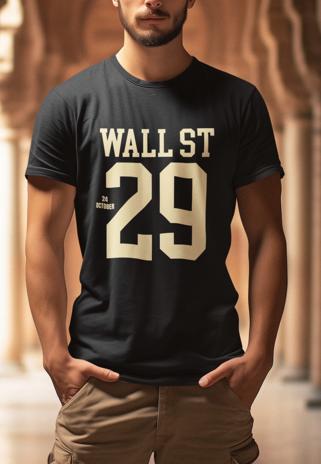 Historic event T-Shirt 20th Century, Stock market crash on Wall St. 24 October 1929 Wear history on your chest. Original designs for original minds.