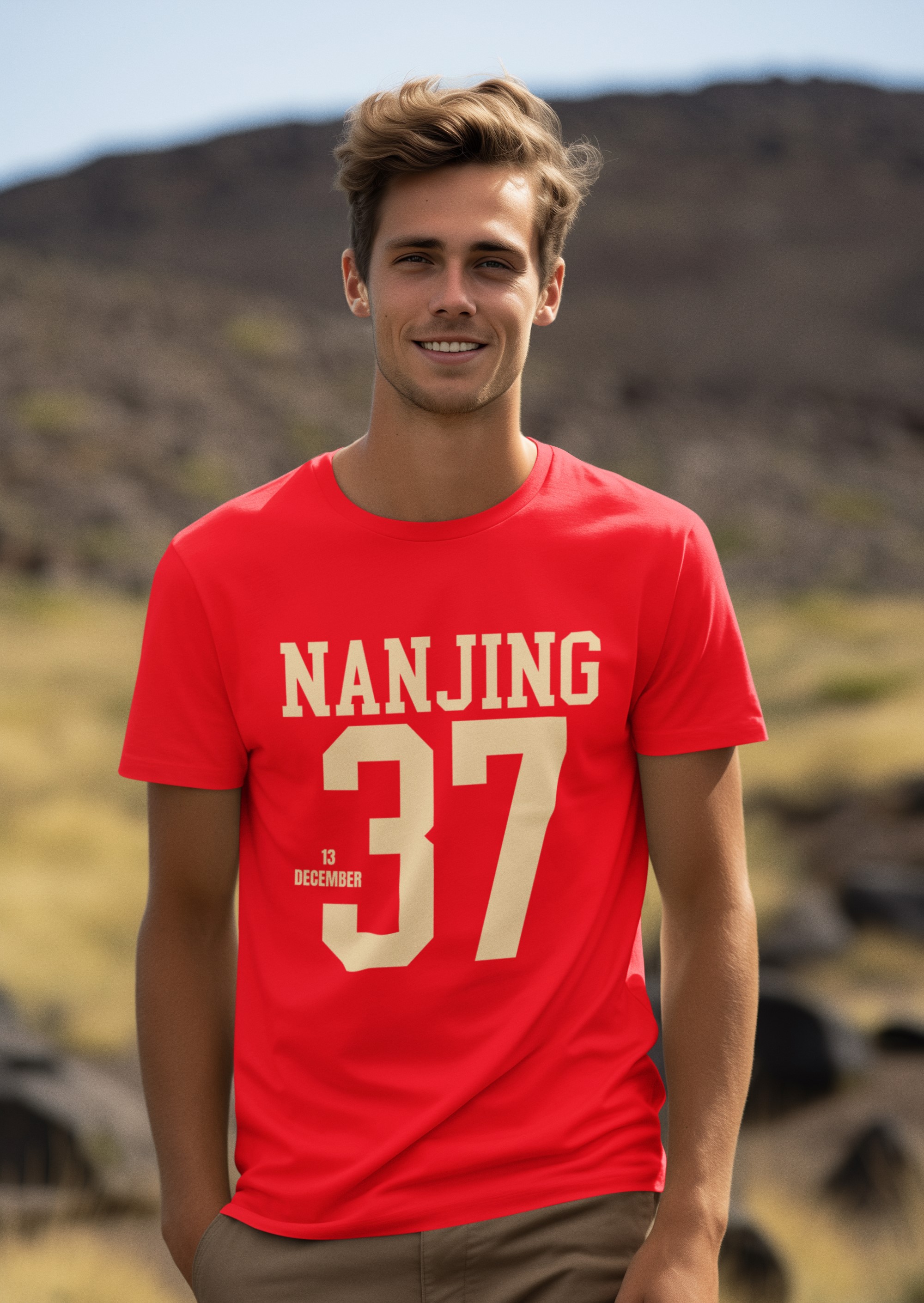 Historic event T-Shirt 20th Century, Nanjing massacre begins 13 December 1937. Wear history on your chest. Original designs for original minds.