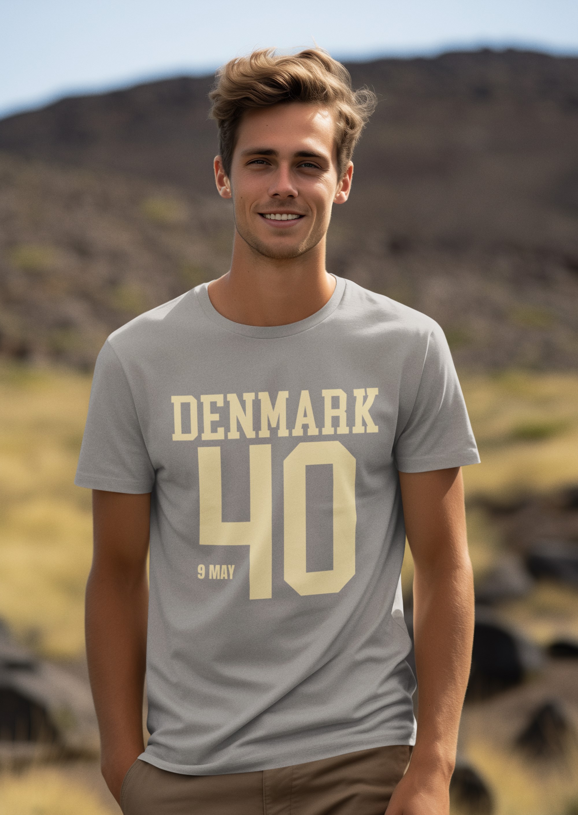Historic event T-Shirt 20th Century, Denmark falls 9 May 1940. Wear history on your chest. Original designs for original minds.