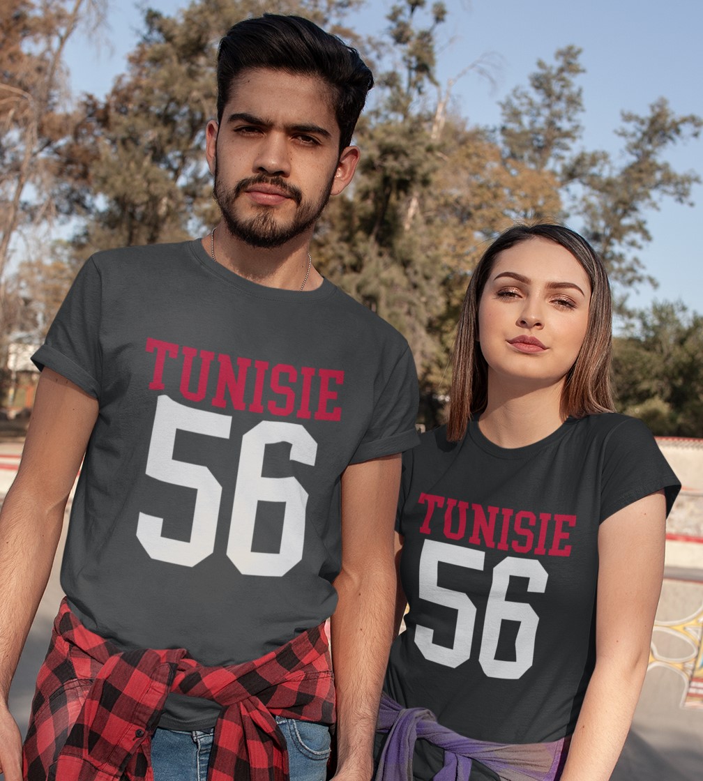 T-Shirt événement historique 20ème Siècle, Indépendance de Tunisie année 1956. Portez l'histoire sur votre poitrine. Des designs originaux pour des esprits originaux.