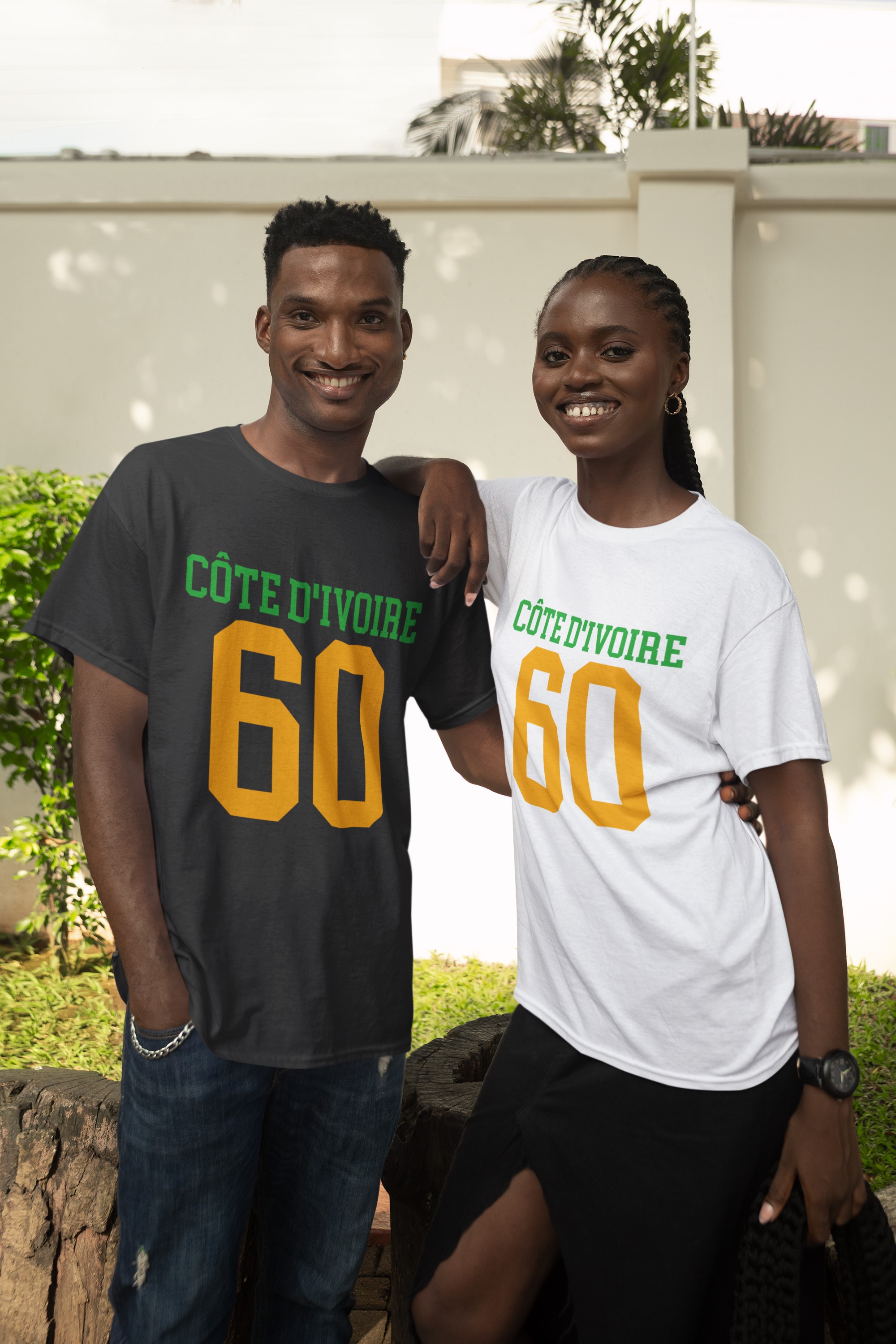 T-Shirt événement historique 20ème Siècle, Indépendance du Côte D'Ivoire l'année 1960. Portez l'histoire sur votre poitrine. Des designs originaux pour des esprits originaux.