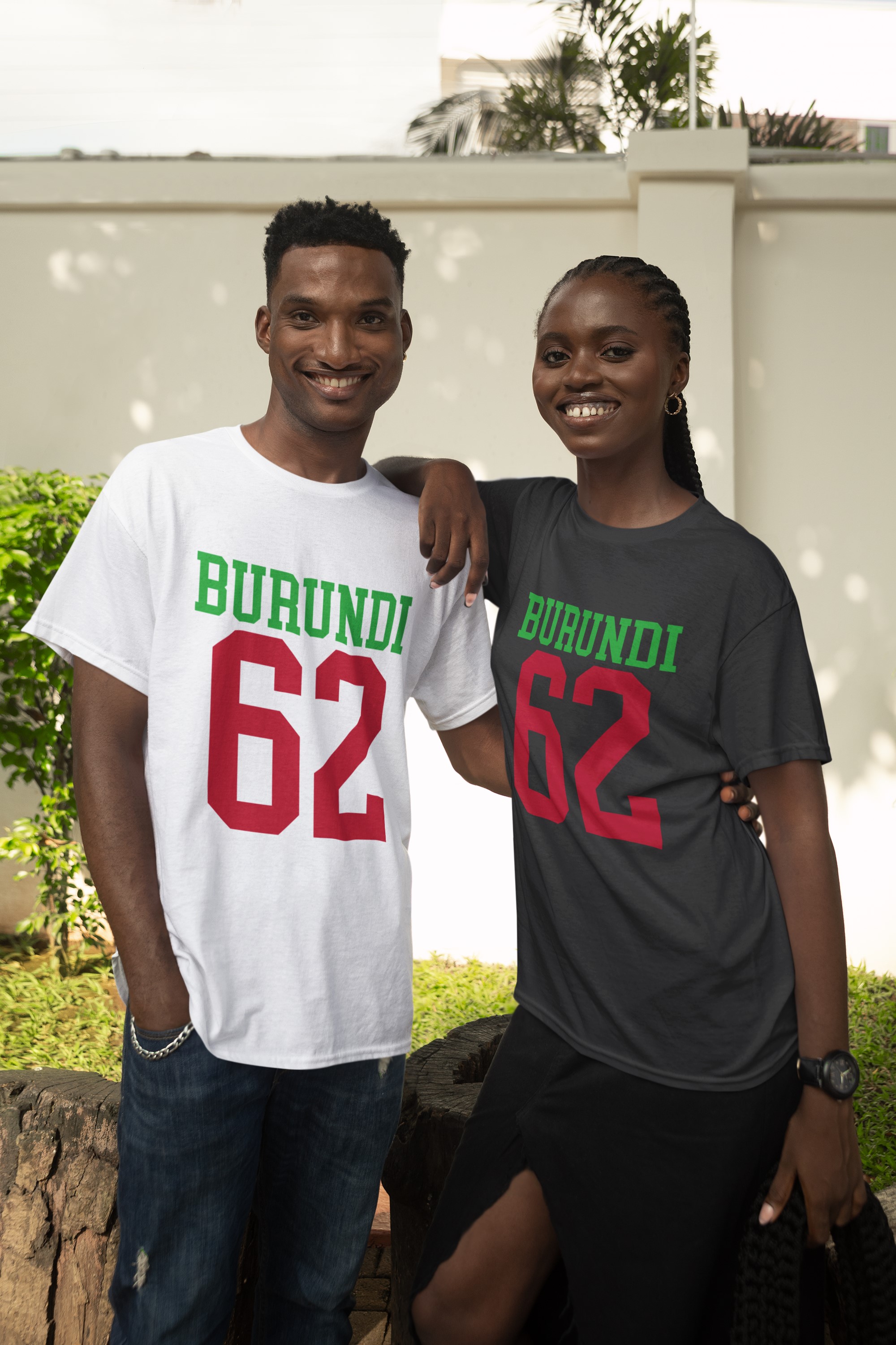 T-Shirt événement historique 20ème Siècle, Indépendance du Burundi l'année 1962. Portez l'histoire sur votre poitrine. Des designs originaux pour des esprits originaux.