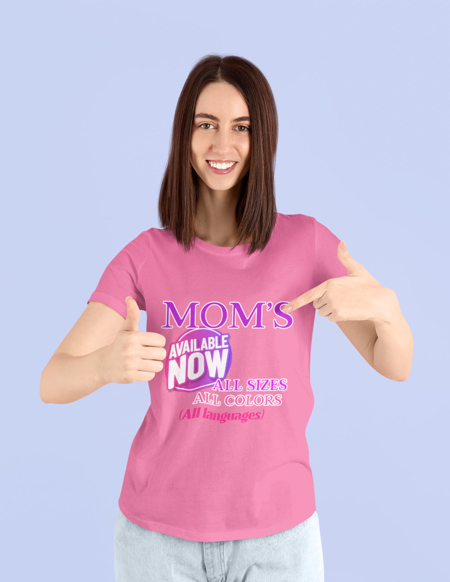 Mothers day 'Mom's Available now' T-Shirt fun gift for Mom. Original designs for original minds.