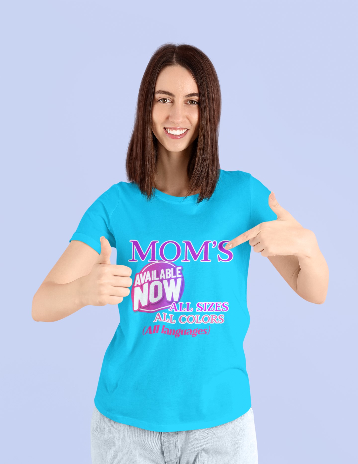 Mothers day 'Mom's Available now' T-Shirt fun gift for Mom. Original designs for original minds.