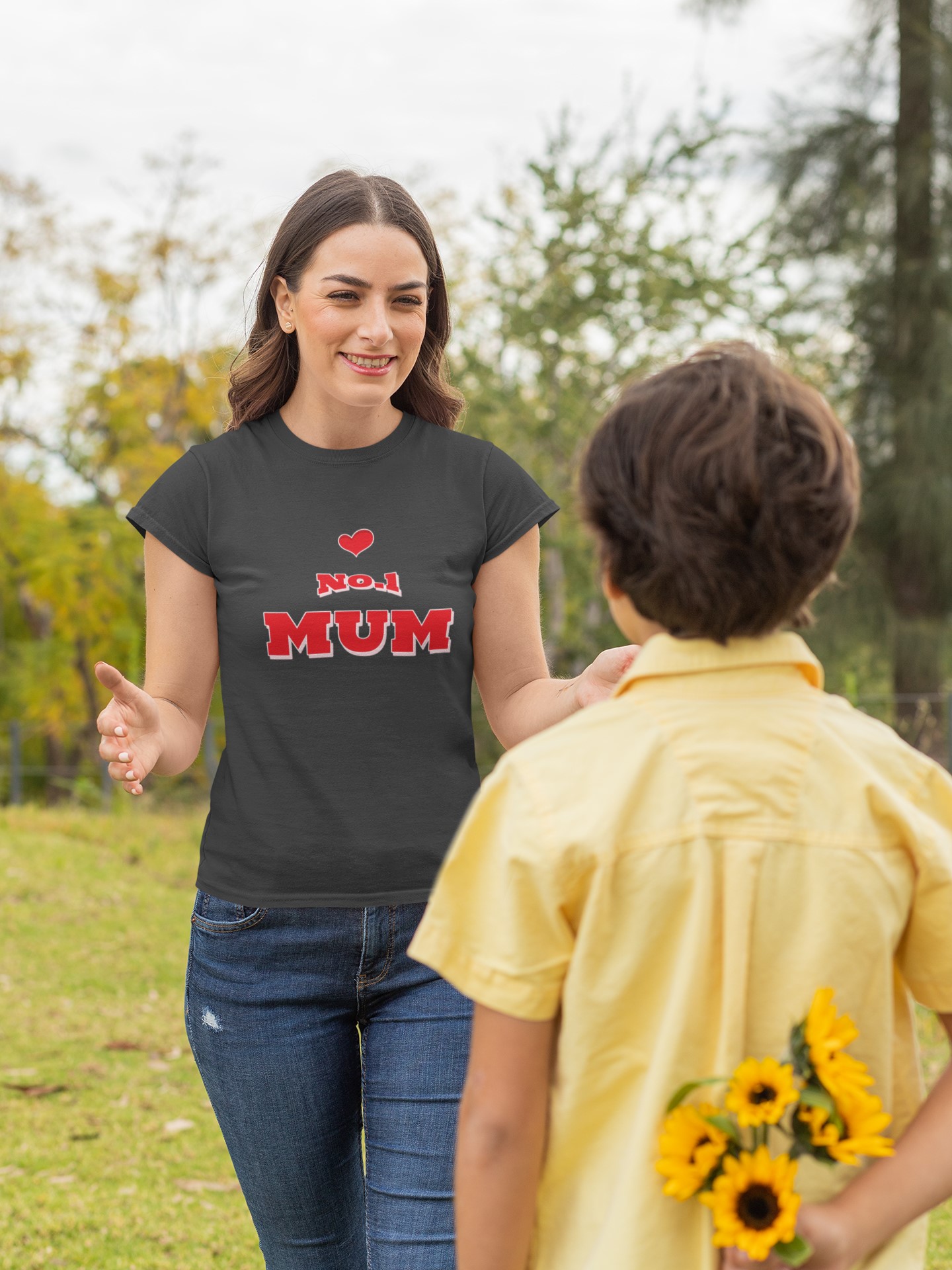 Mothers day 'No. 1 Mum' T-Shirt. Thoughtful gift idea. Original designs for original minds.