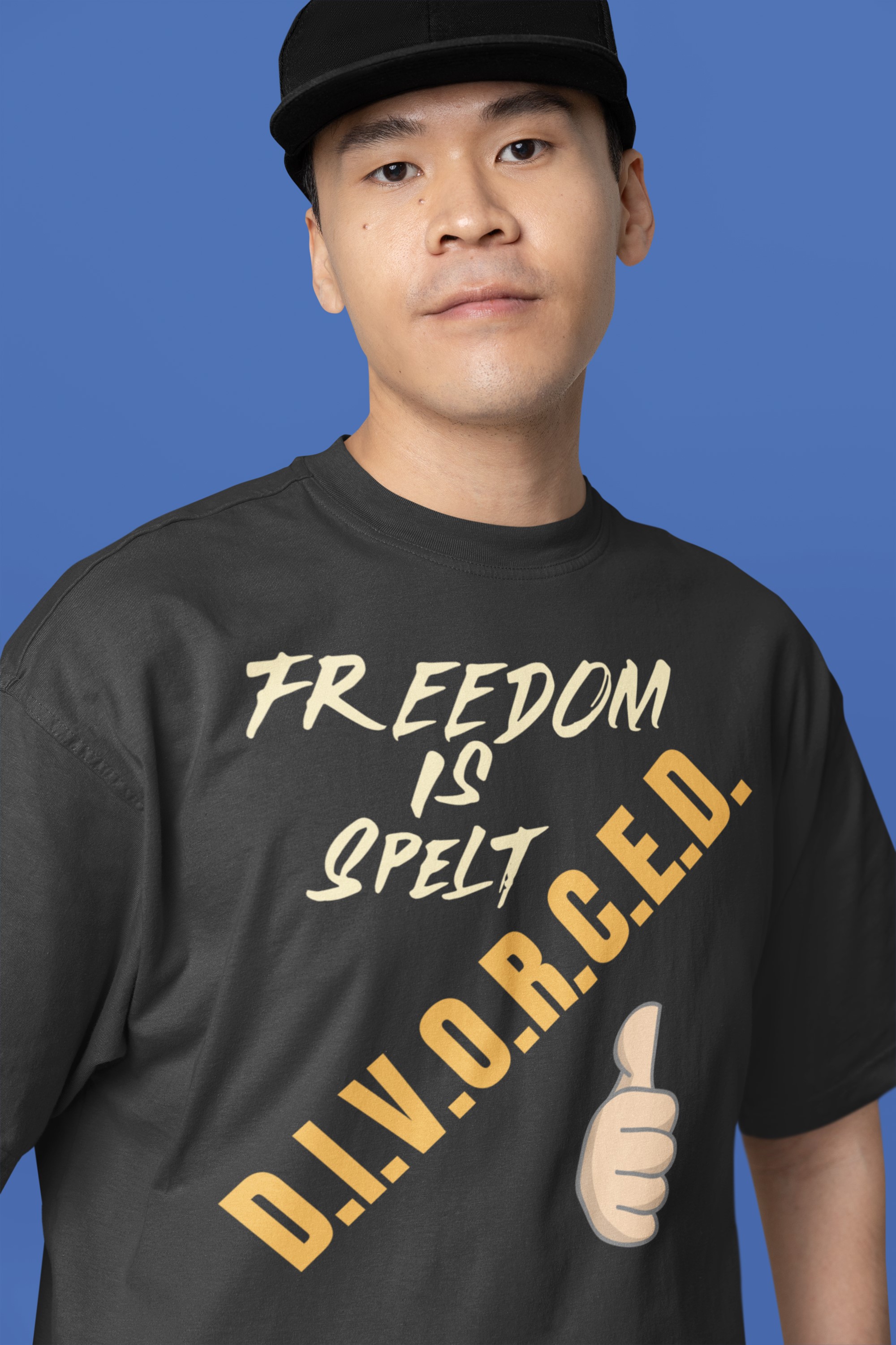 Divorce 'Freedom is spelt D.I.V.O.R.C.E.D. T-Shirt. Fun, humorous tee. Original designs for original minds.