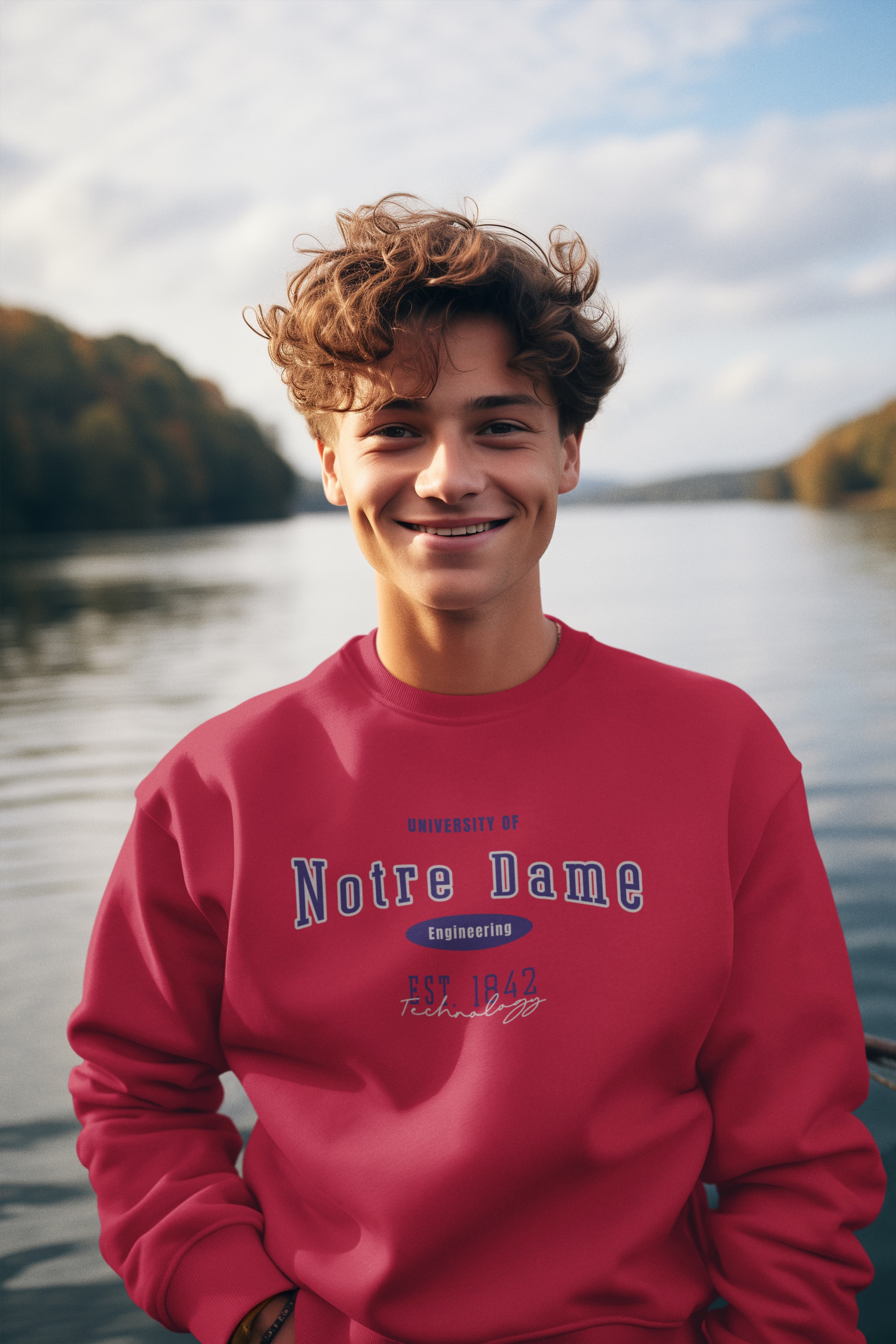 University of Notre Dame College inspired, University inspired sweatshirt. Original designs for original minds.