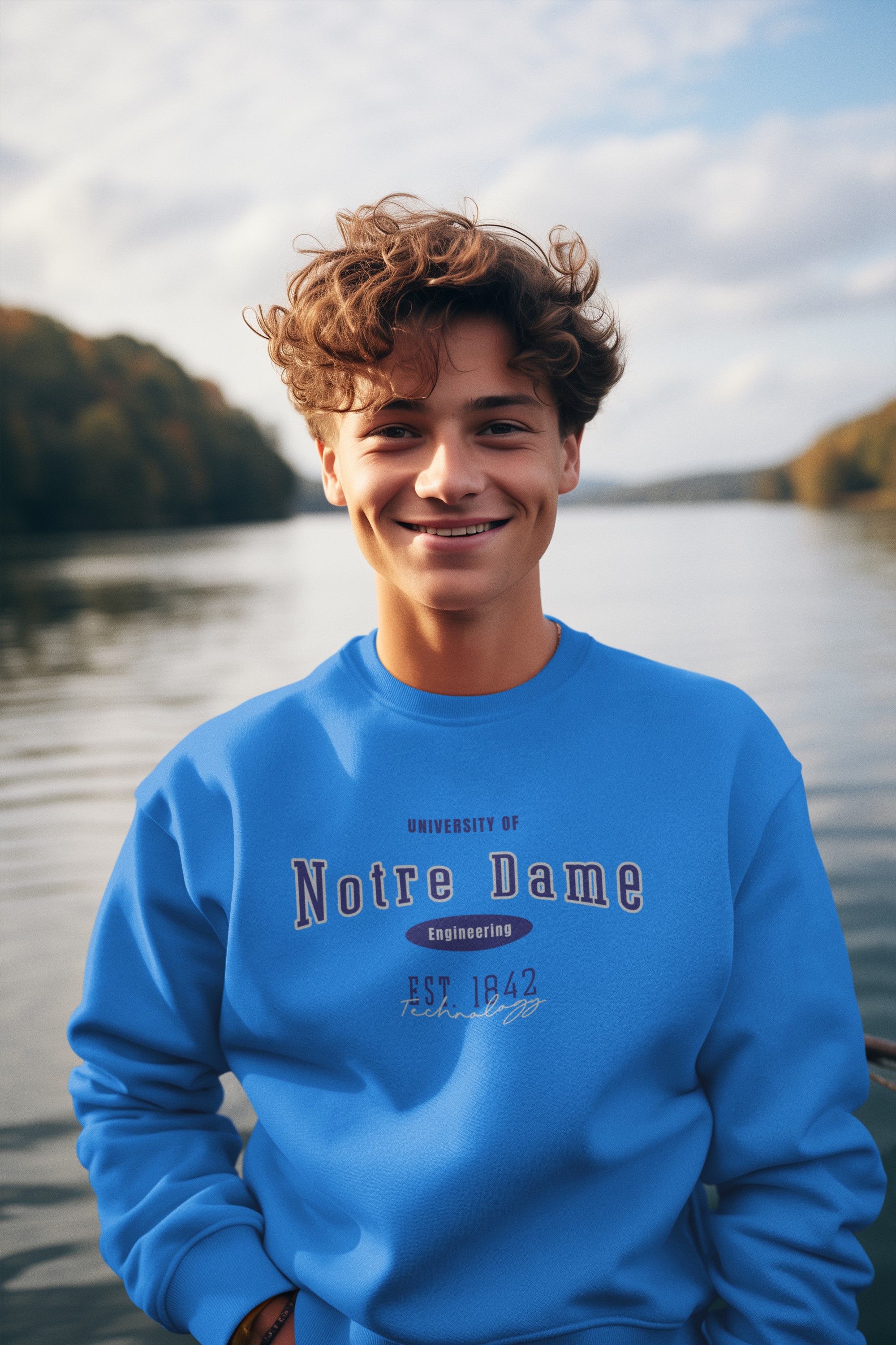 University of Notre Dame College inspired, University inspired sweatshirt. Original designs for original minds.