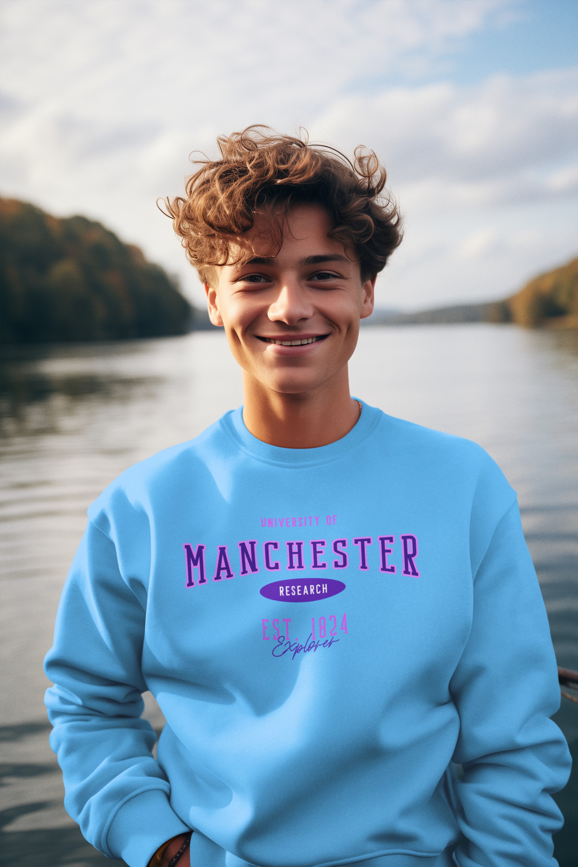 University of Manchester College inspired, University style and college style inspired sweatshirt. Original designs for original minds.  