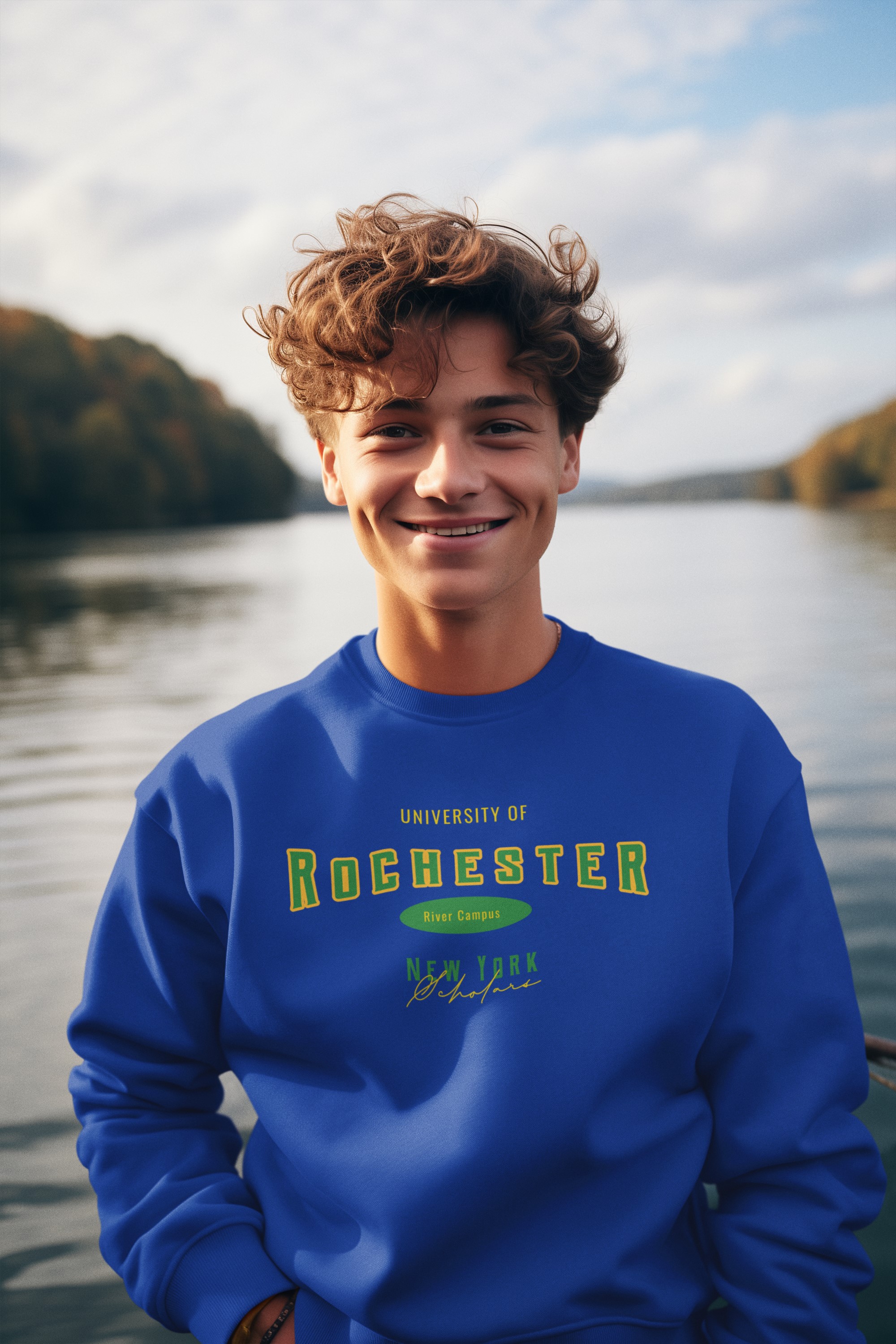University of Rochester College inspired, University style and college style inspired sweatshirt. Original designs for original minds.  