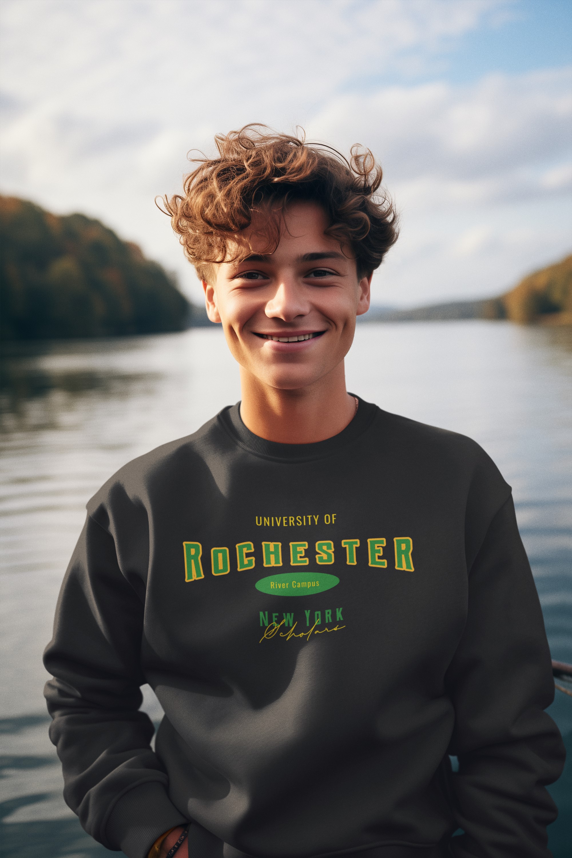 University of Rochester College inspired, University style and college style inspired sweatshirt. Original designs for original minds.  