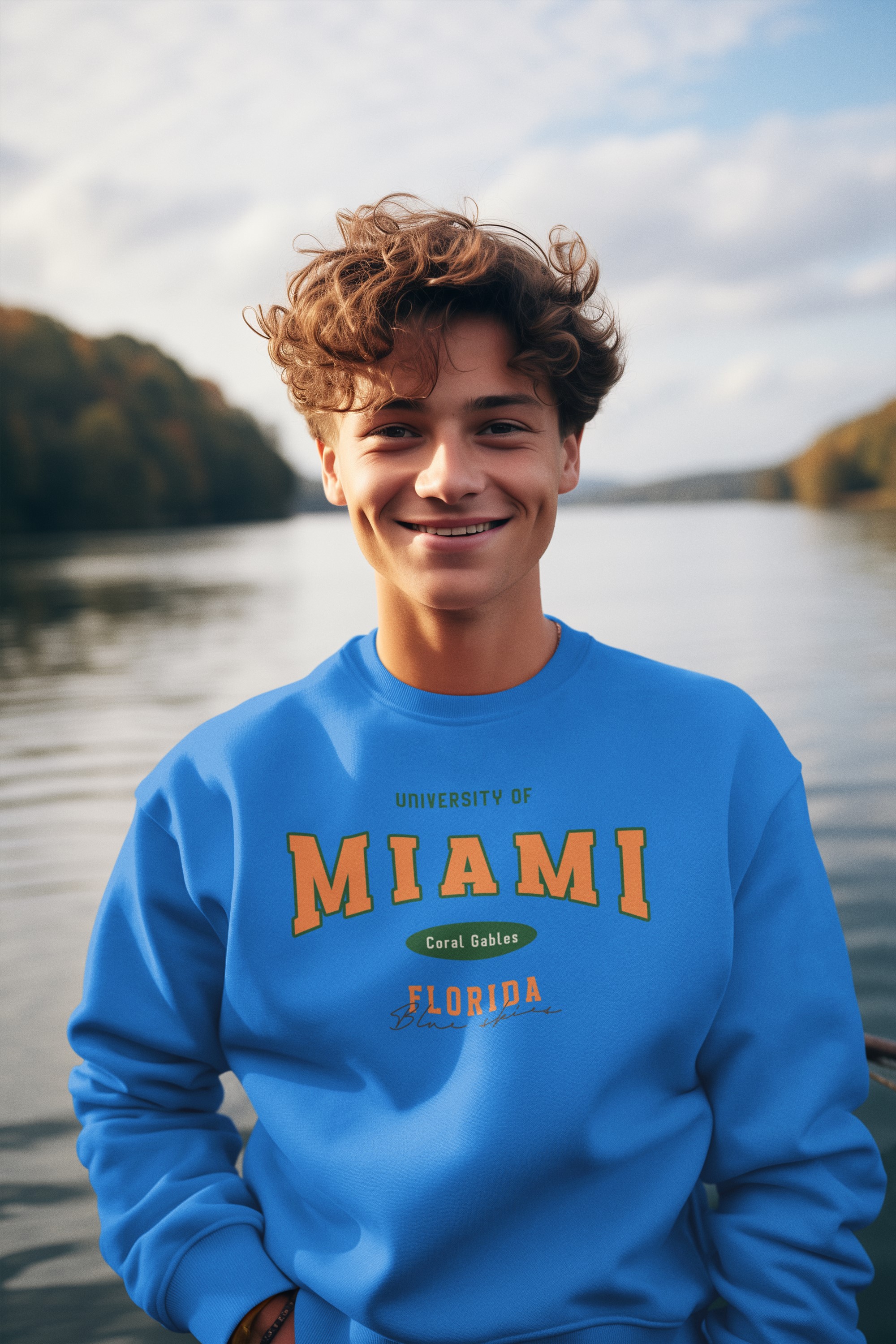 University of Miami College inspired, University style and college style inspired sweatshirt. Original designs for original minds.  