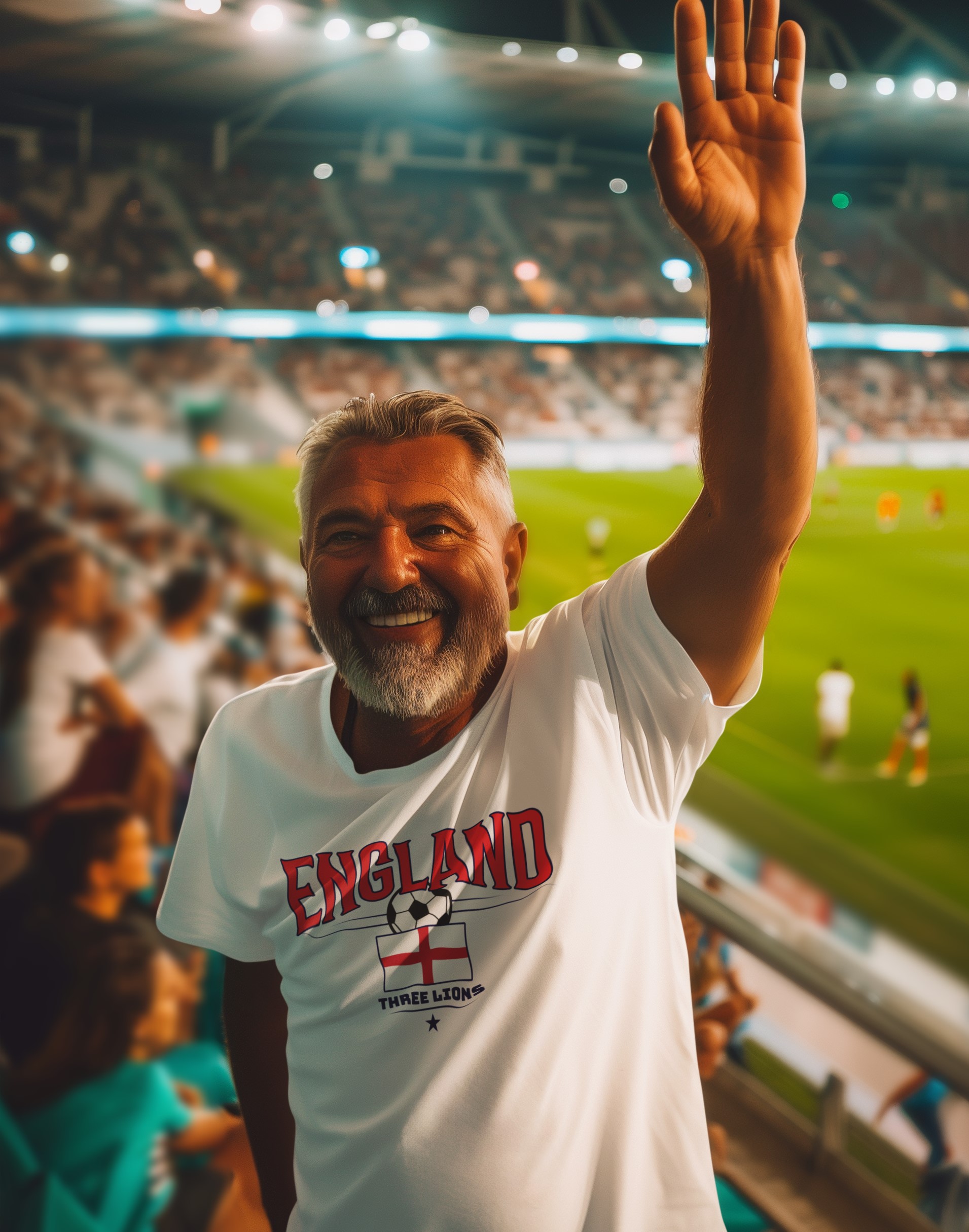 Football National team fan T-shirt. England, Scotland, France, Italy, Spain, Portugal, Germany, Deutschland