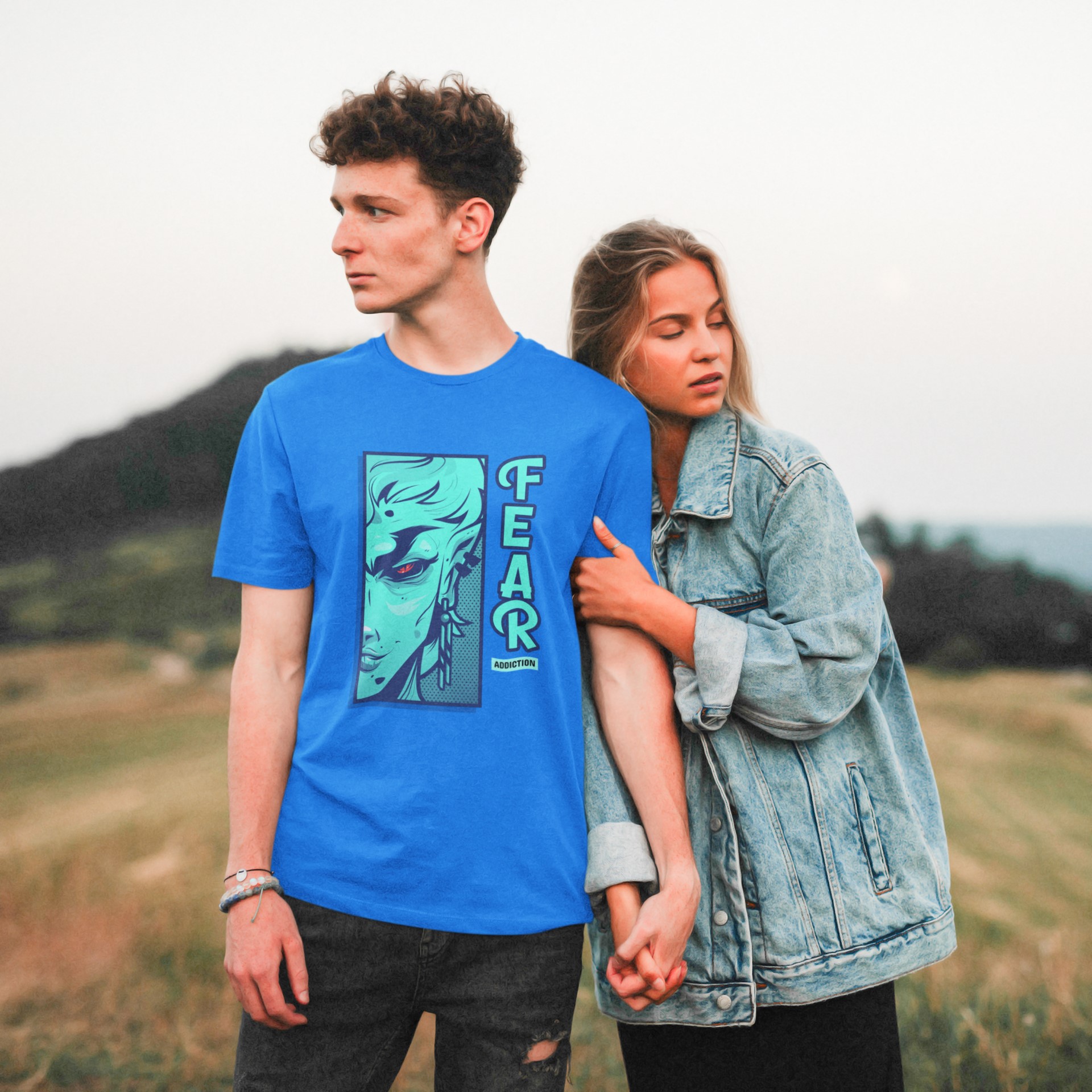 Fear addiction T-shirt. Anime, Manga inspired apparel. Original designs for original minds.
