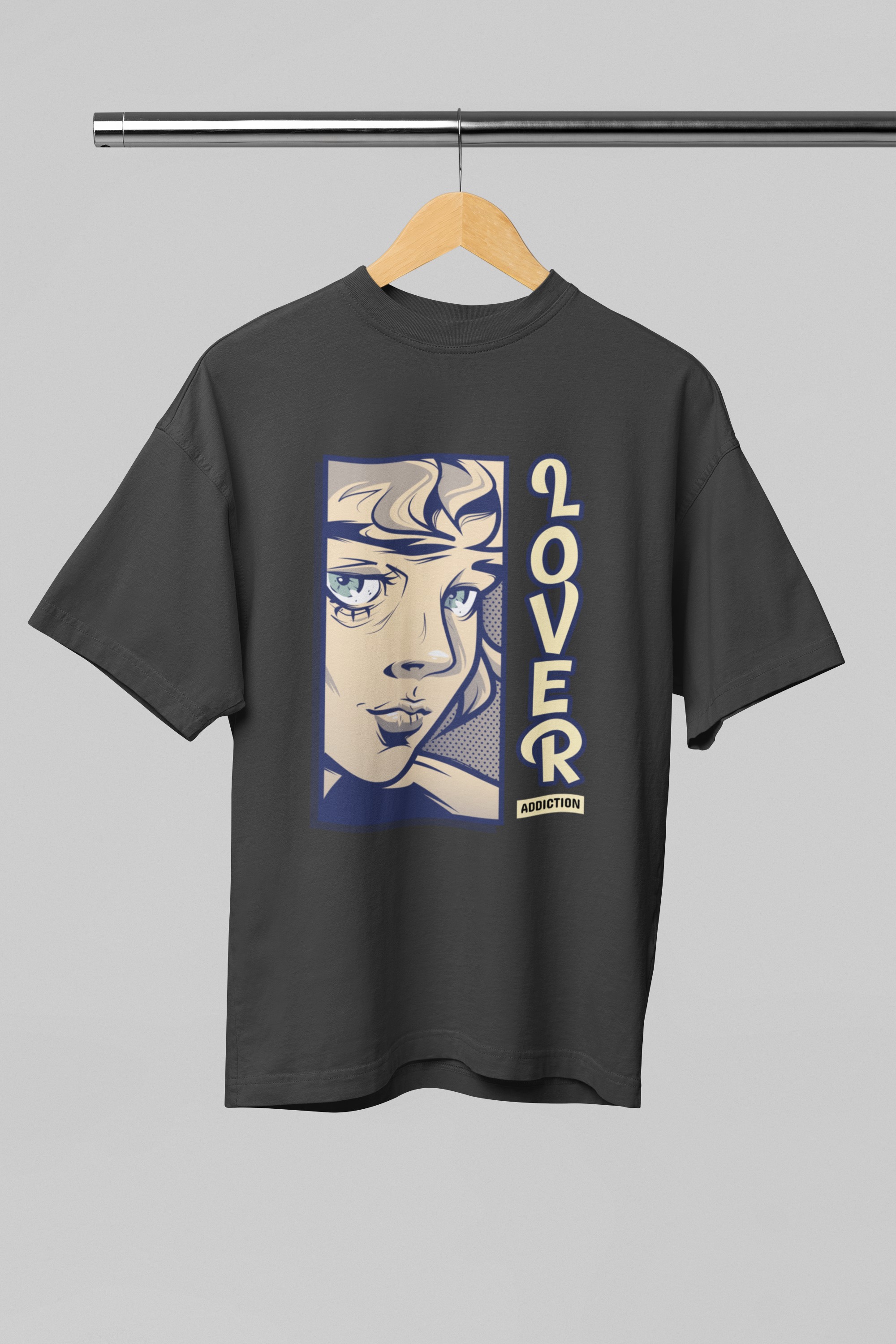 Lover Addiction T-Shirt. Anime or Manga inspired apparel. Original designs for original minds.