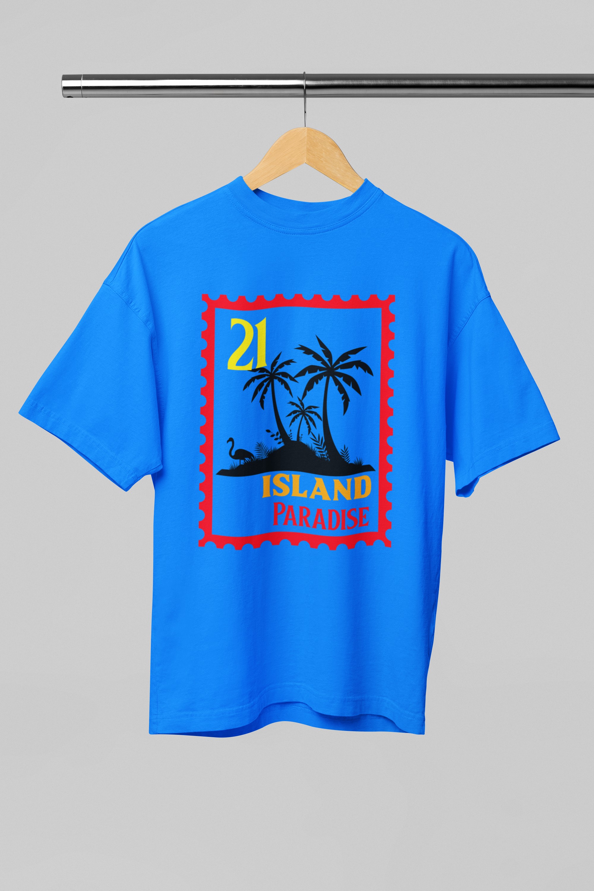 Island Paradise T-Shirt. Holiday/ Vacation casual wear. Original designs for original minds.