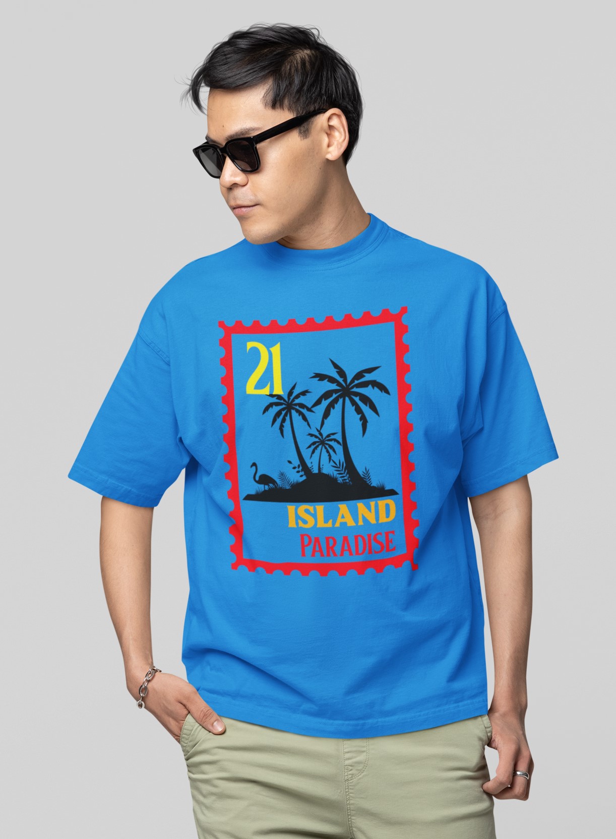 Island Paradise T-Shirt. Holiday/ Vacation casual wear. Original designs for original minds.