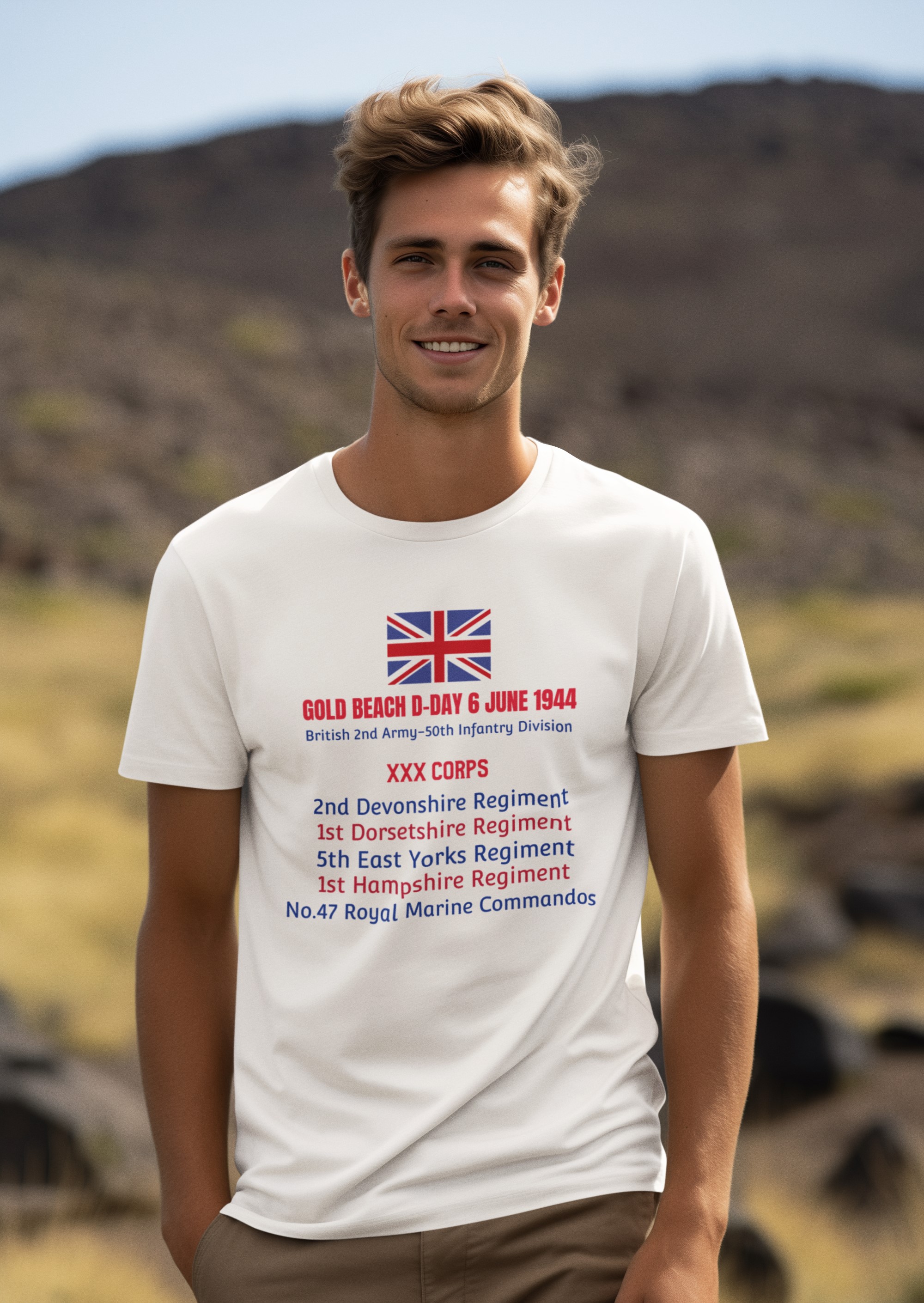 D-Day Gold Beach. D-Day Sword Beach. D-Day T-shirts commemorating 6 June 1944. Original designs for original minds. 